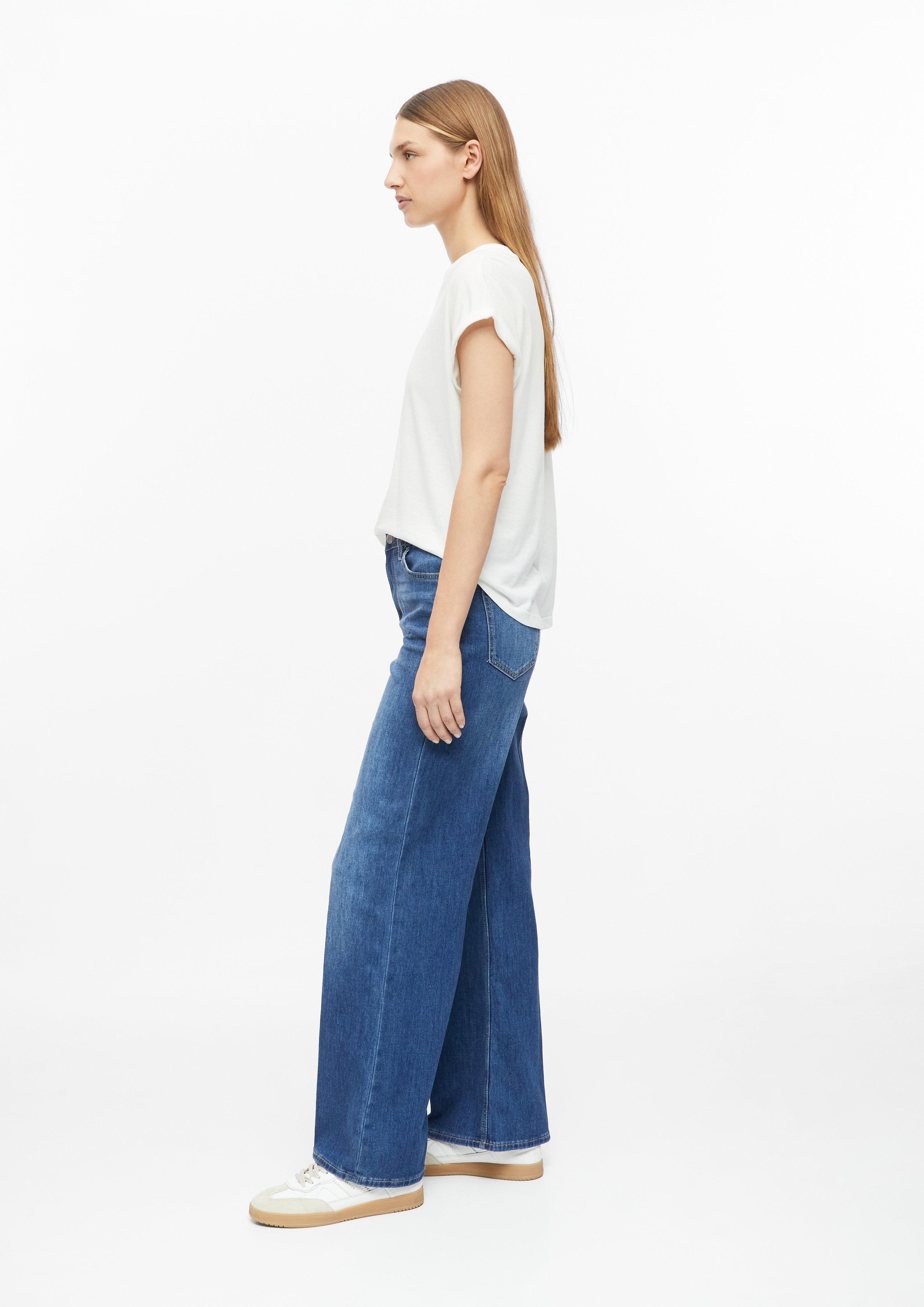 Damen Jeans Suri / High Rise / Wide Fit in blau von s.Oliver
