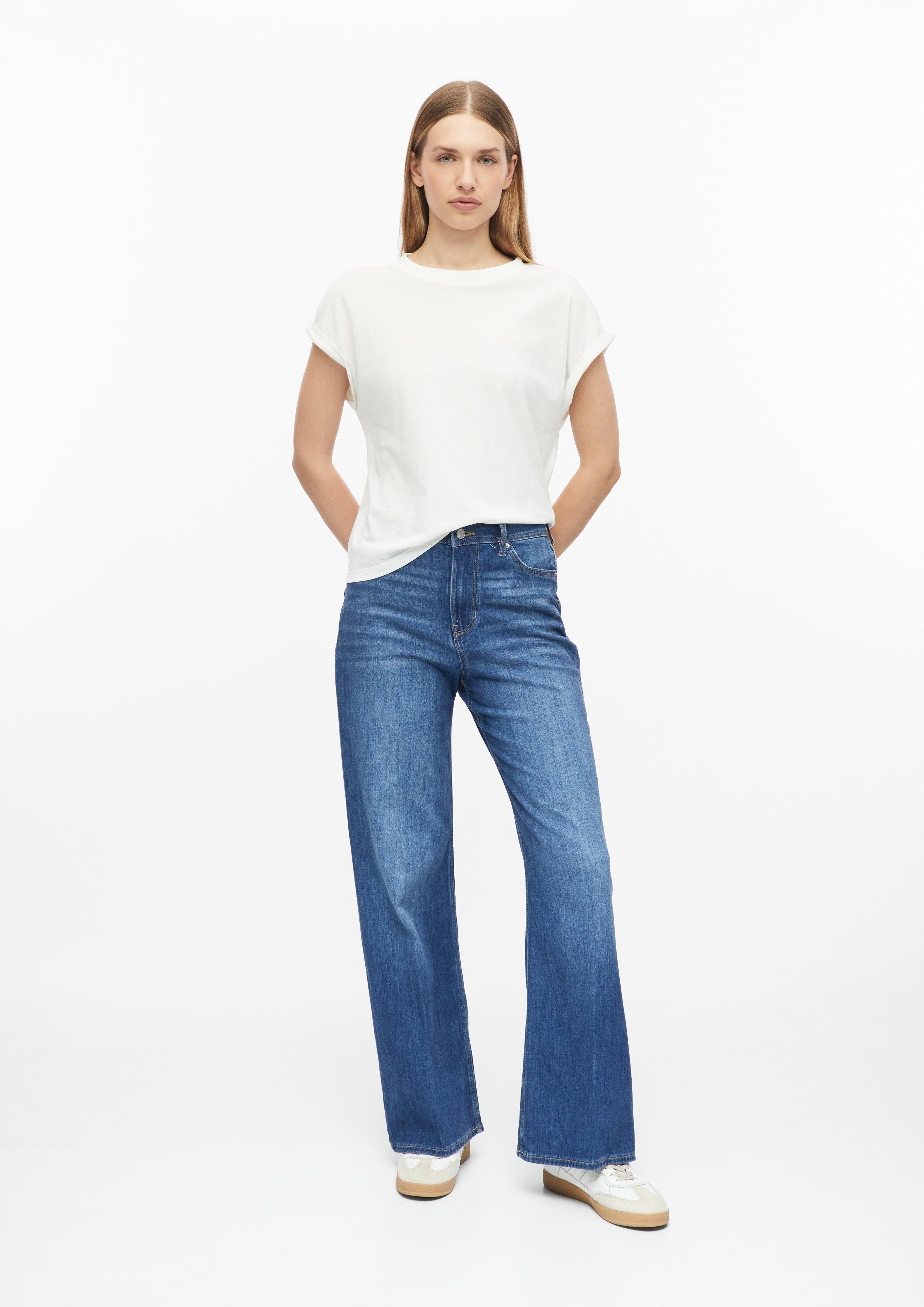 Damen Jeans Suri / High Rise / Wide Fit in blau von s.Oliver