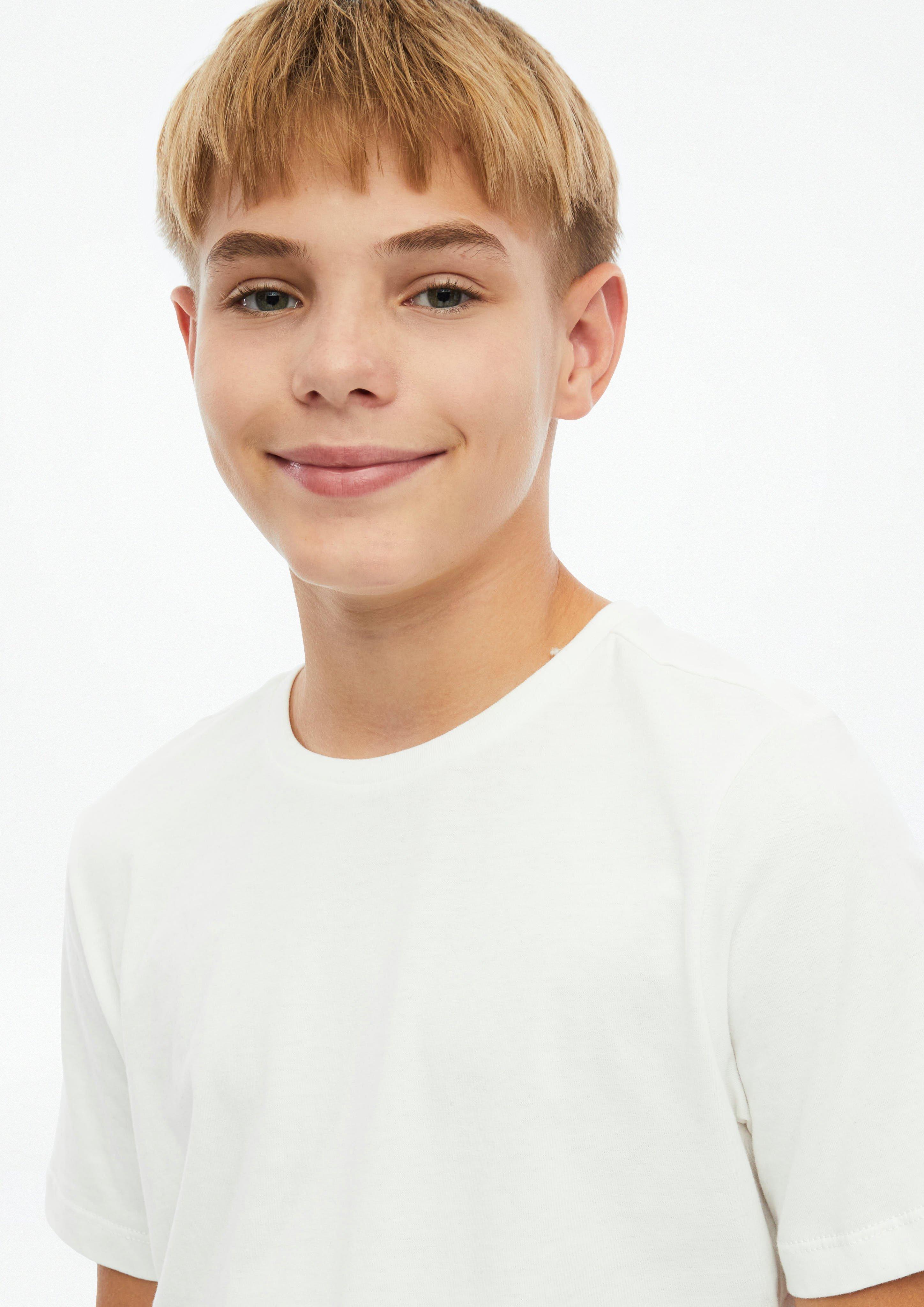 Junior T-shirt avec illustration en blanc de s.Oliver