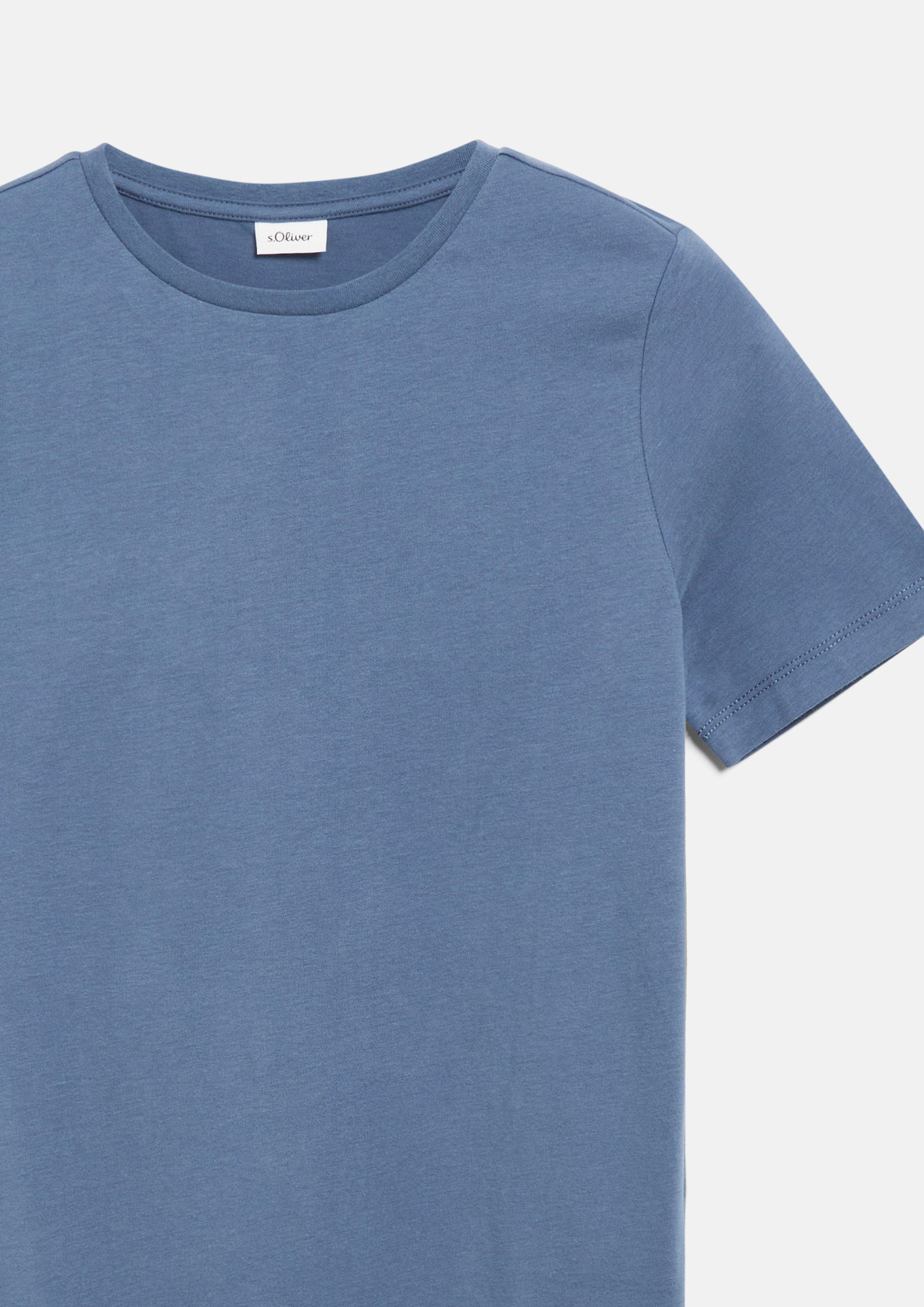 Junior T-shirt avec illustration en bleu de s.Oliver