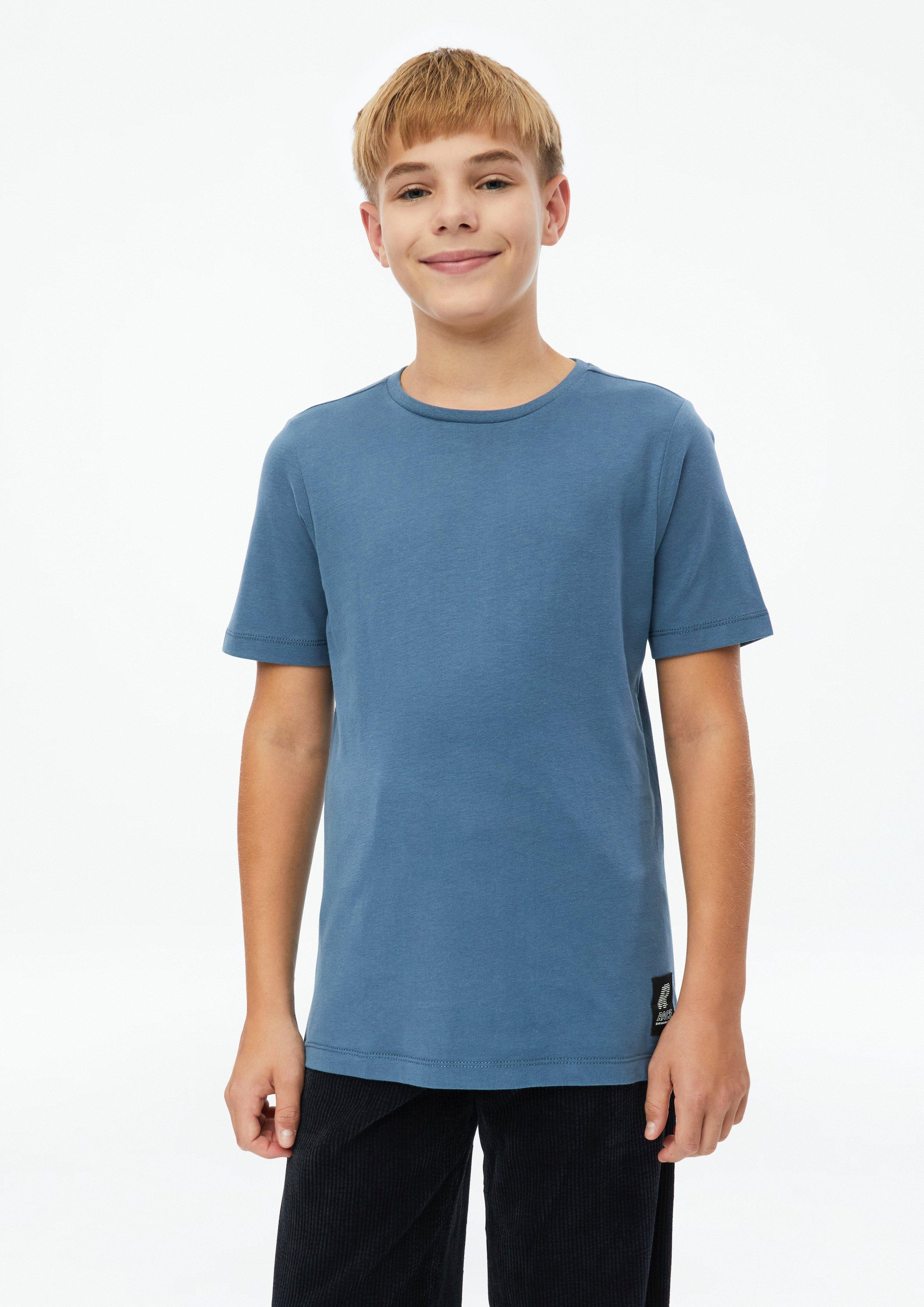 T-shirt avec illustration en bleu de s.Oliver
