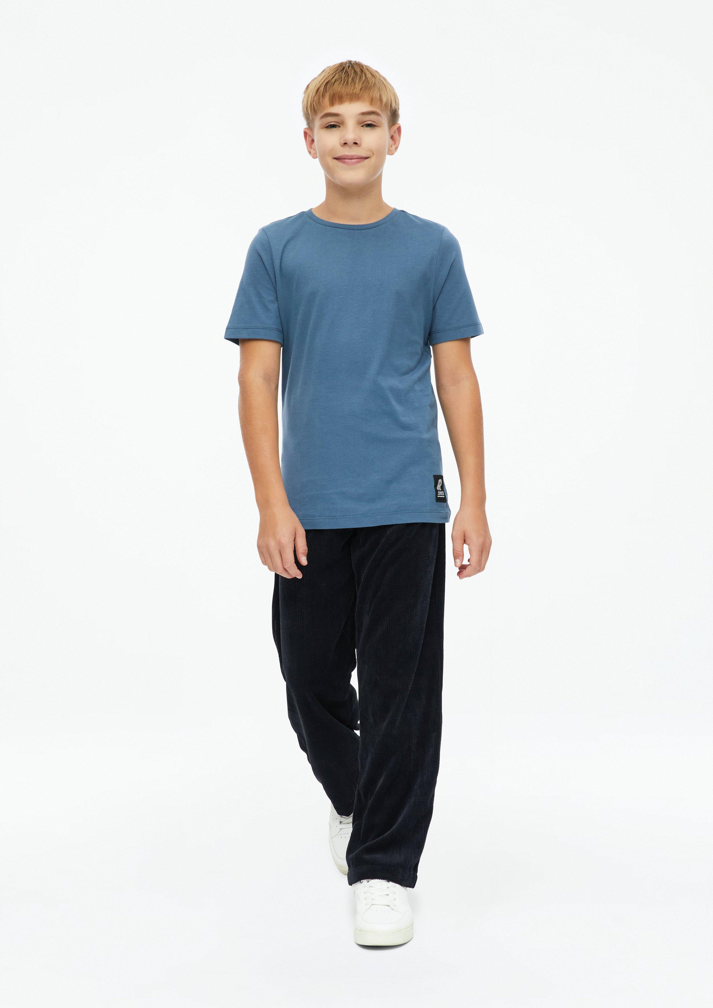 Junior T-shirt avec illustration en bleu de s.Oliver