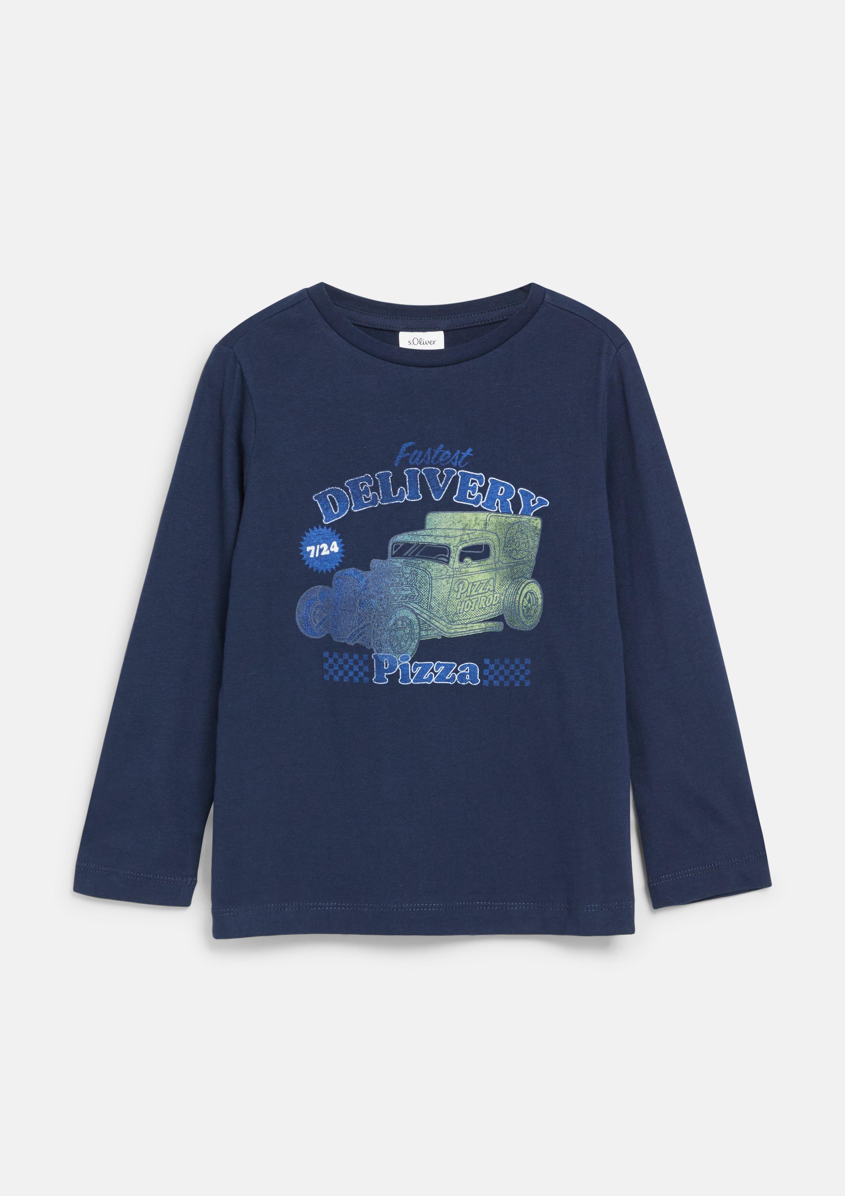 Junior T-shirt à manches longues avec illustration en  de s.Oliver