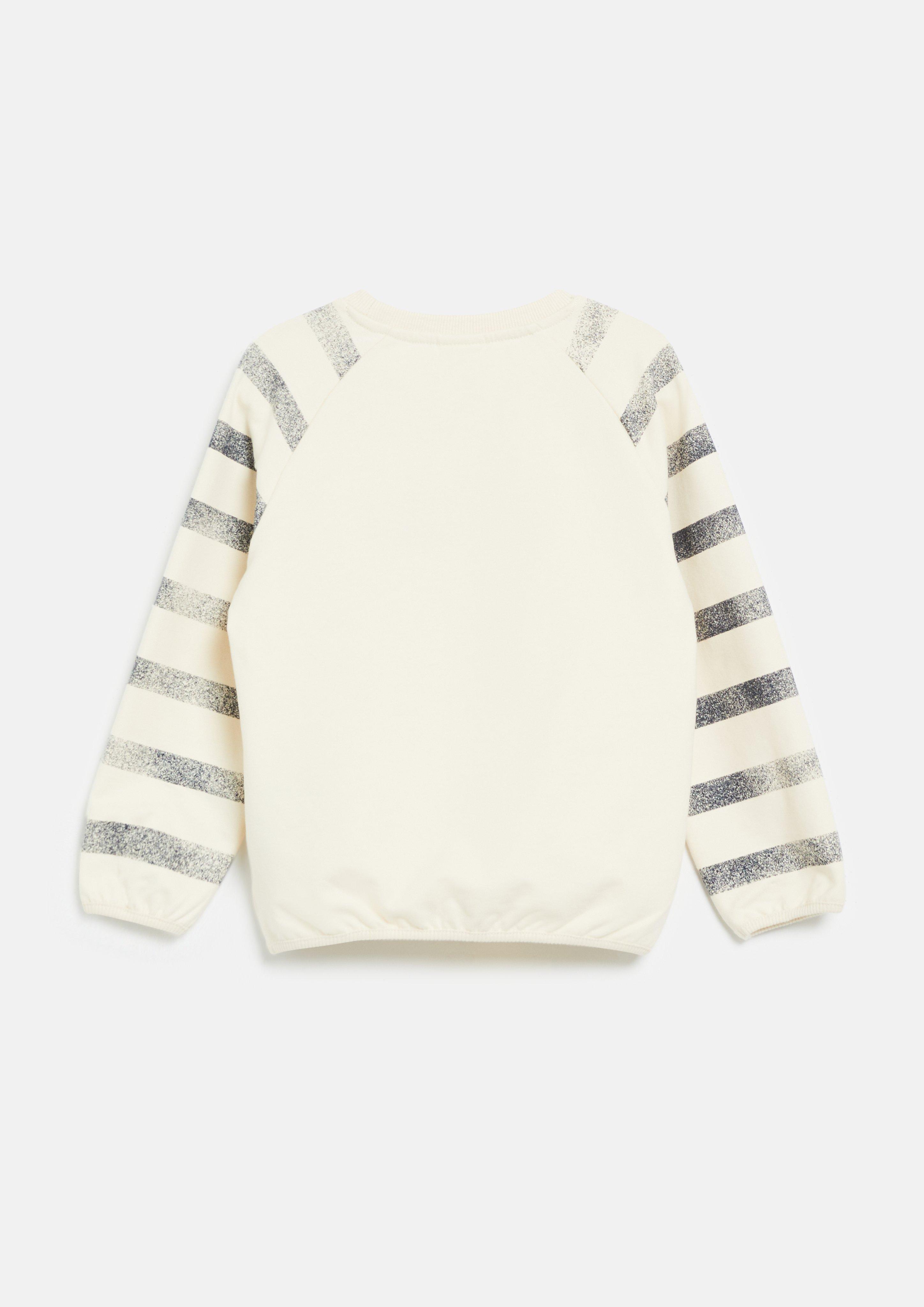 Junior Sweat-shirt en blanc de s.Oliver