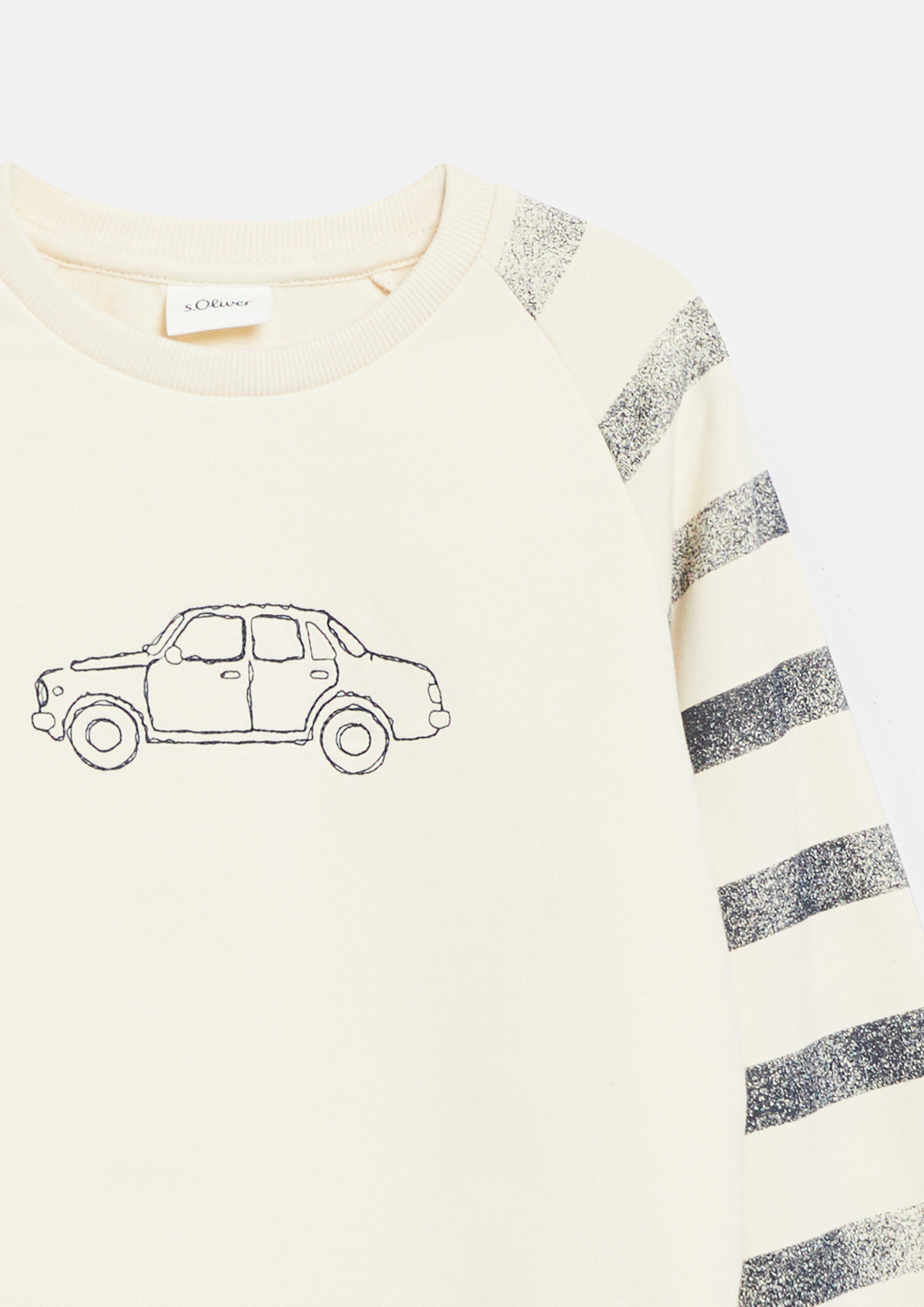 Junior Sweat-shirt en blanc de s.Oliver