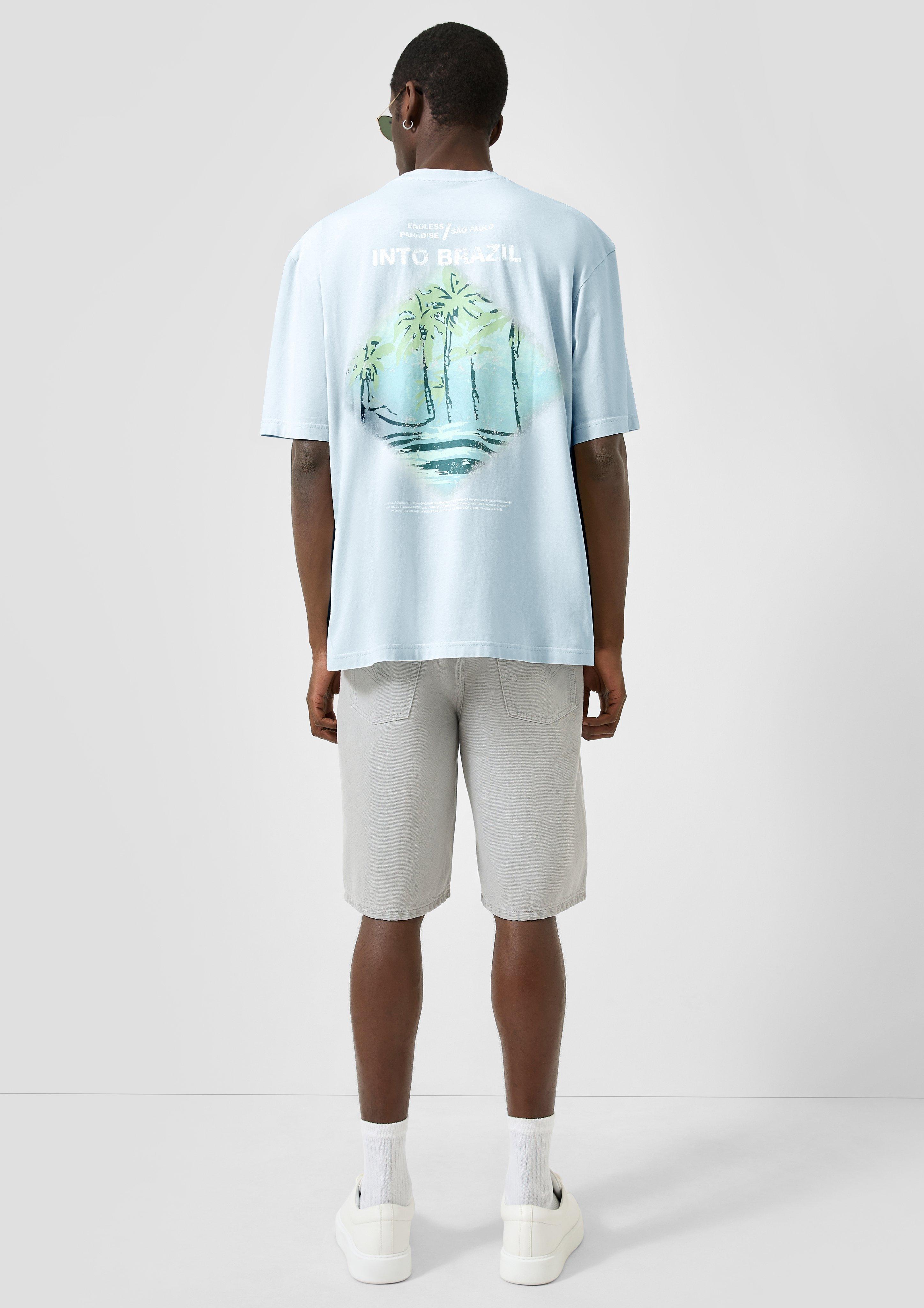 Herren T-Shirt in blau von QS