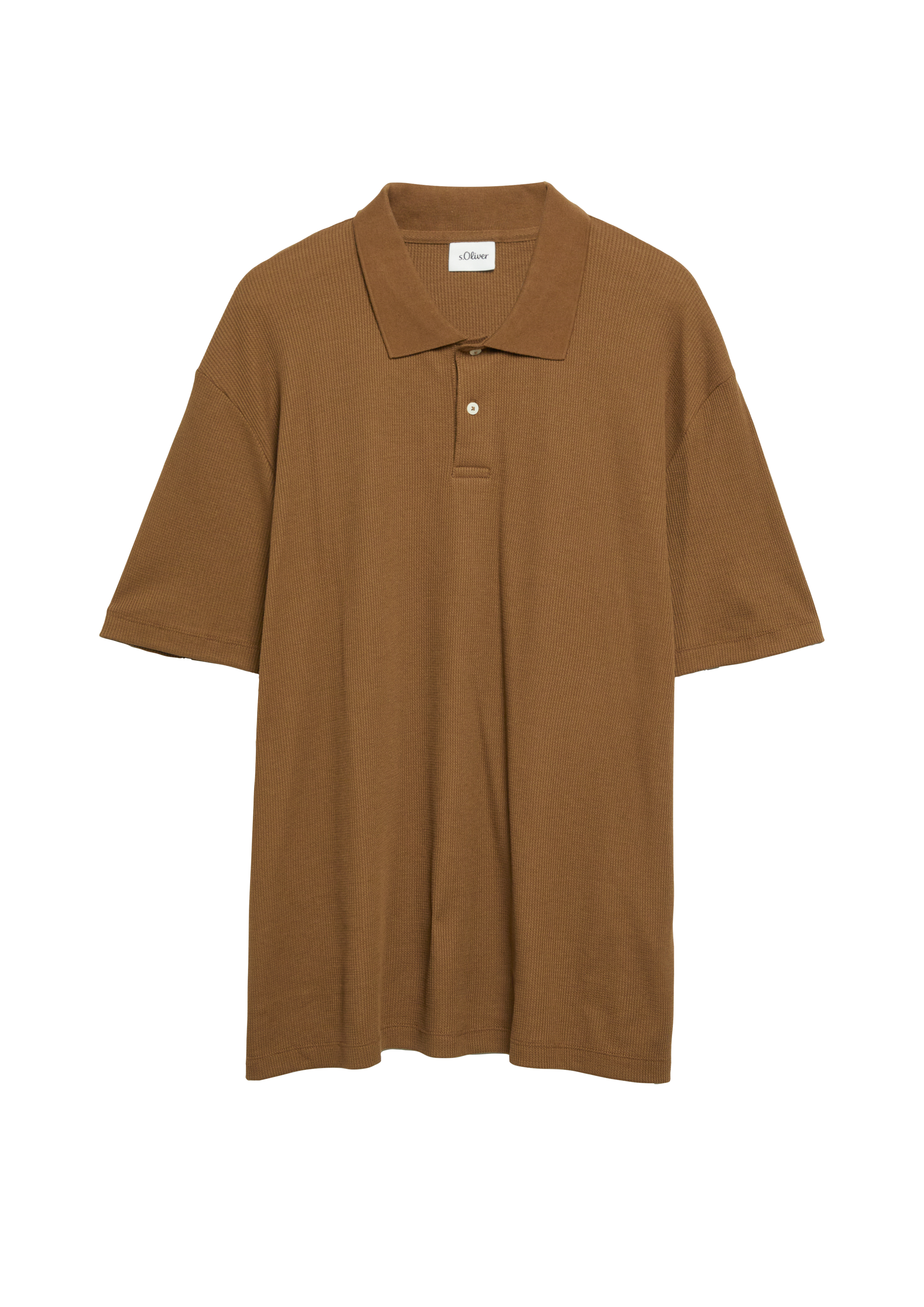 Wafel piqué polo