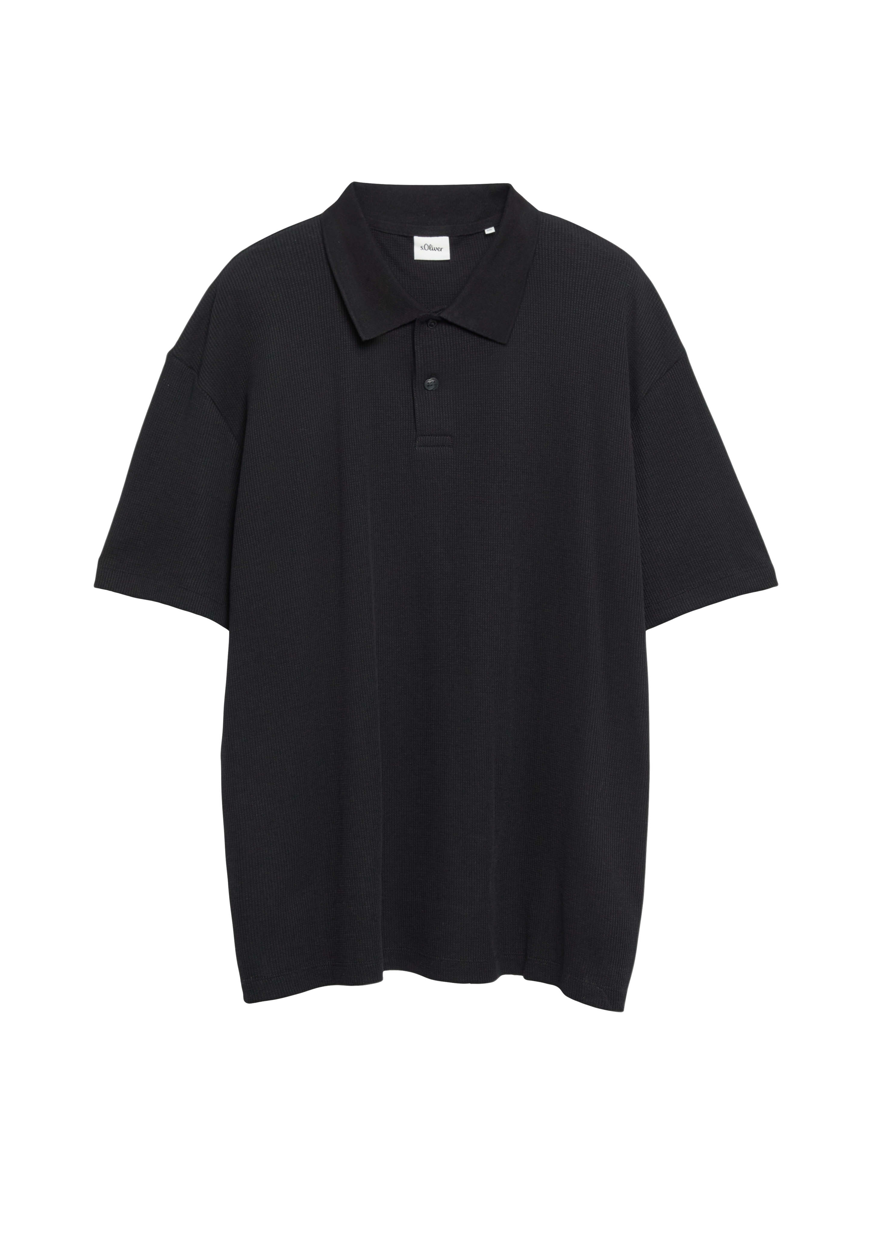 Wafel piqué polo
