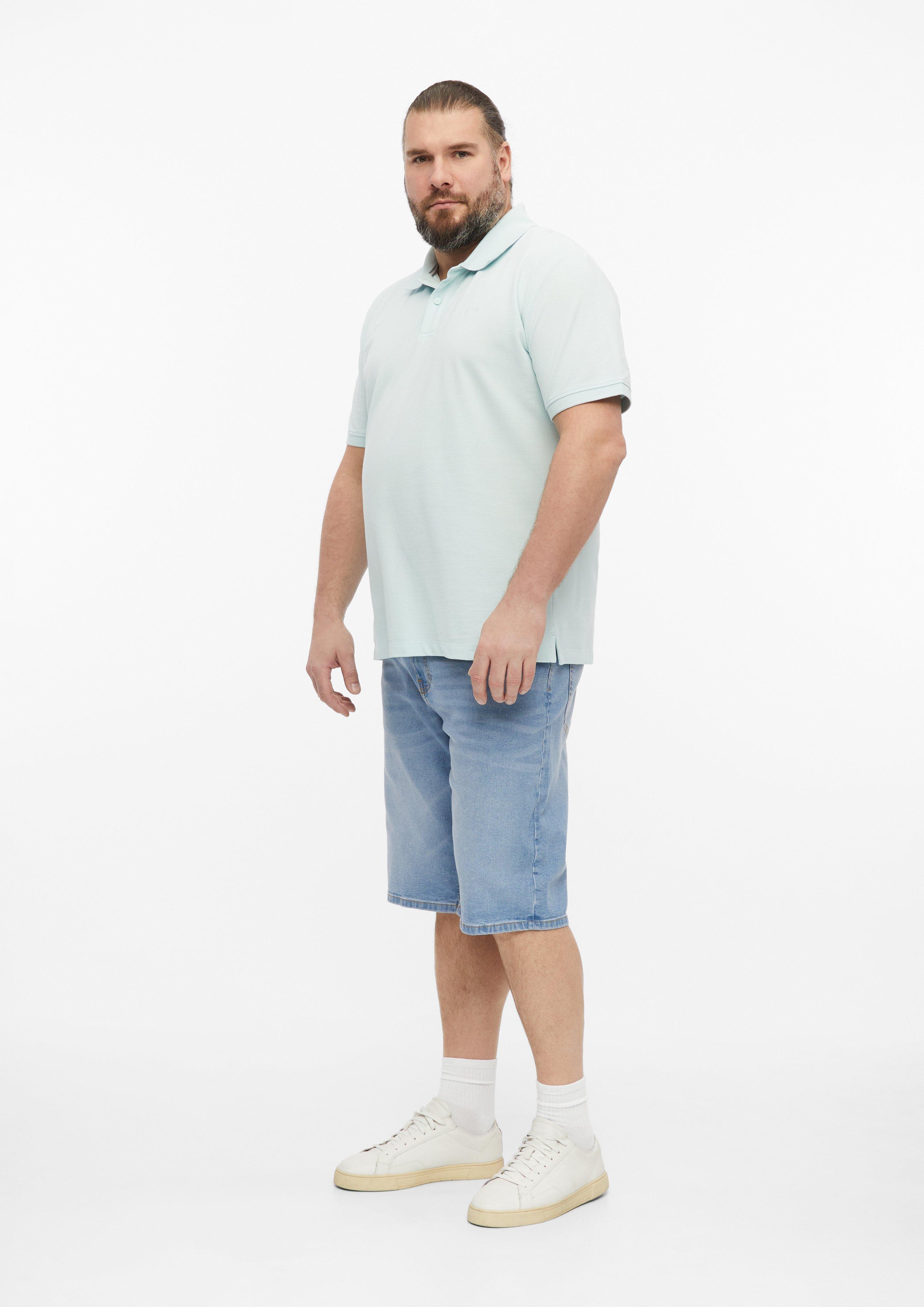Herren Polo-Shirt in türkis von s.Oliver Men Big Sizes