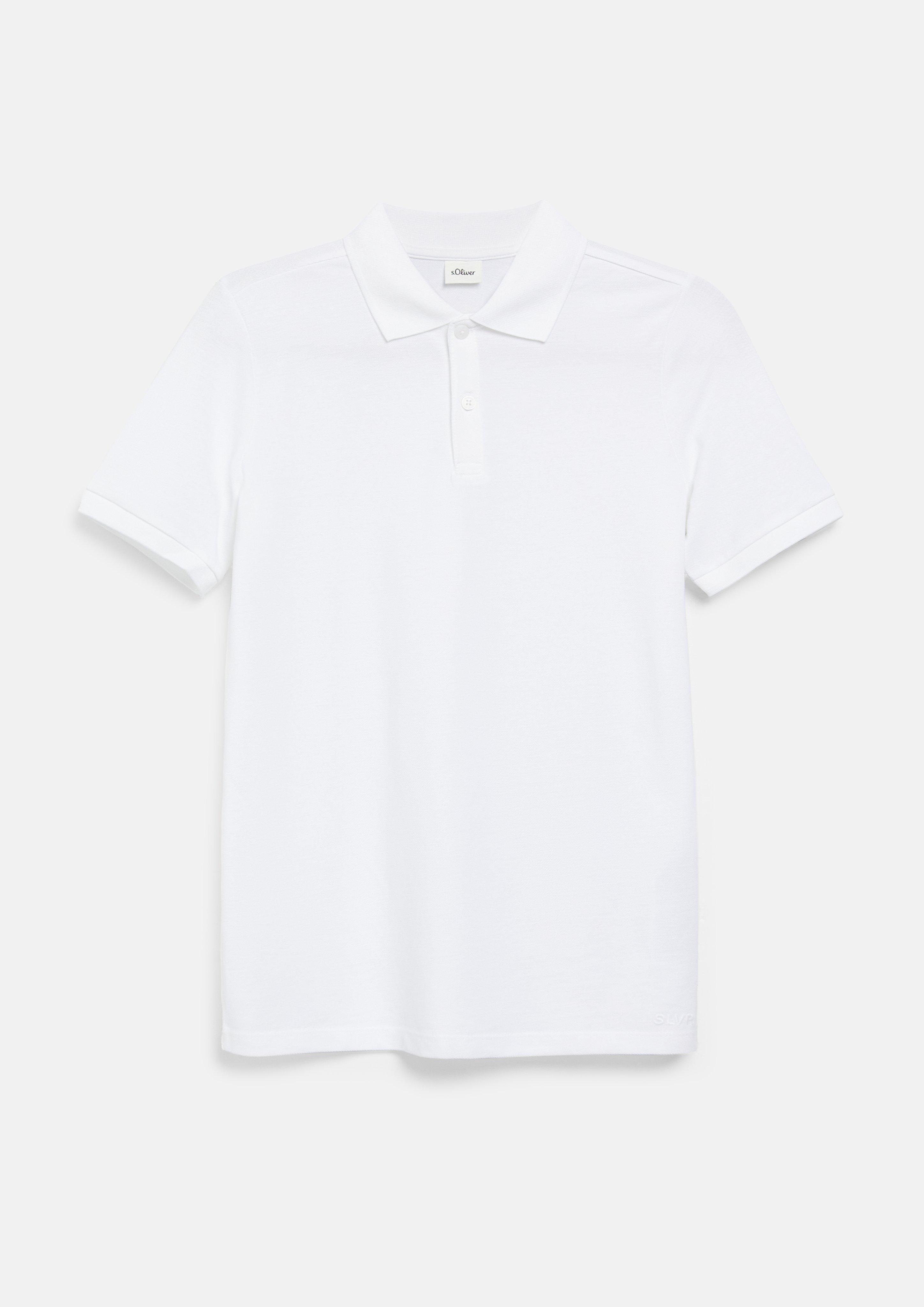 Junior Poloshirt van katoenpiqué in  van s.Oliver