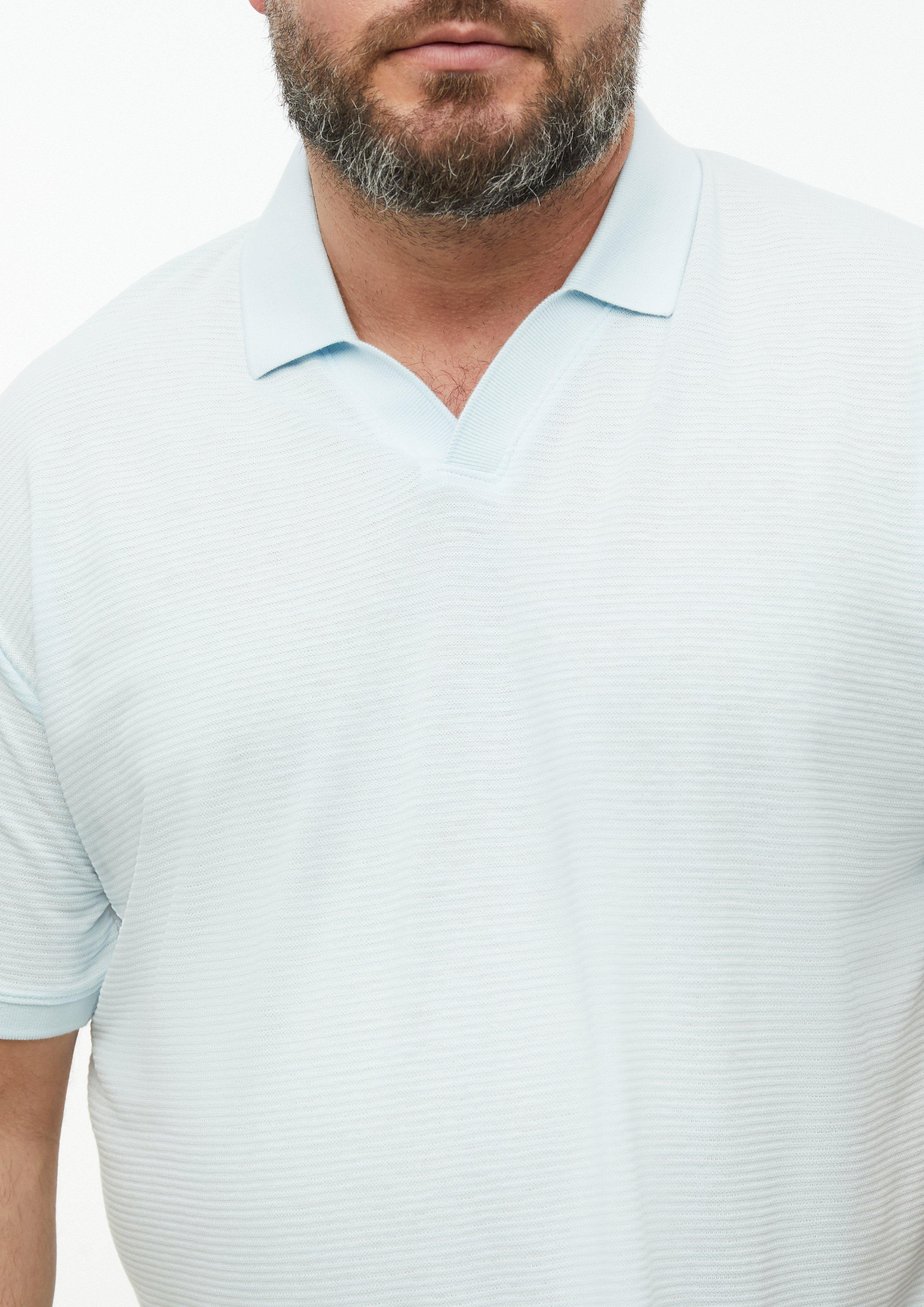 Herren Polo-Shirt in blau von s.Oliver Men Big Sizes