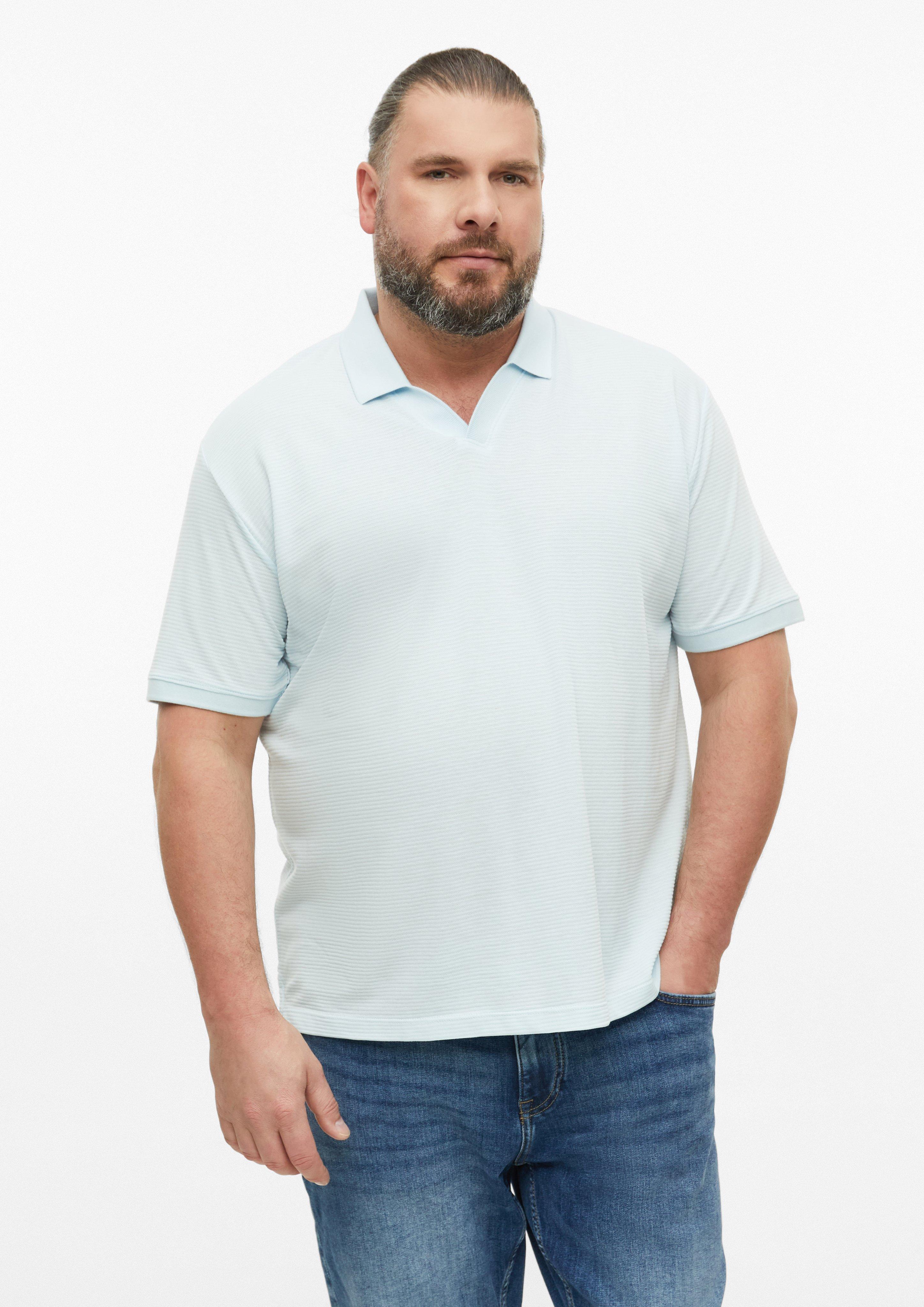 Herren Poloshirt mit Strukturstreifen in  von s.Oliver Men Big Sizes