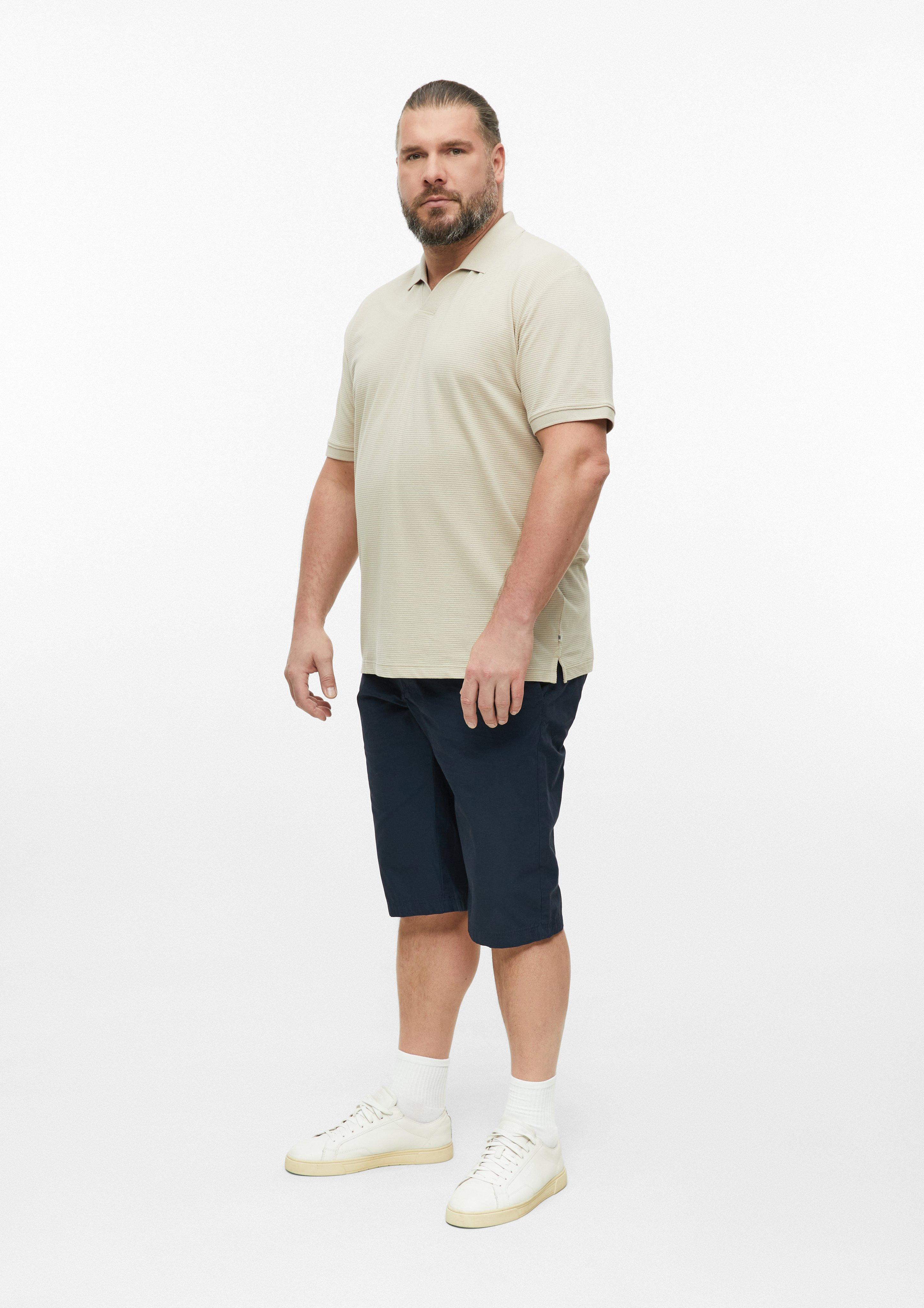 Men Polo Shirt in beige by s.Oliver Men Big Sizes