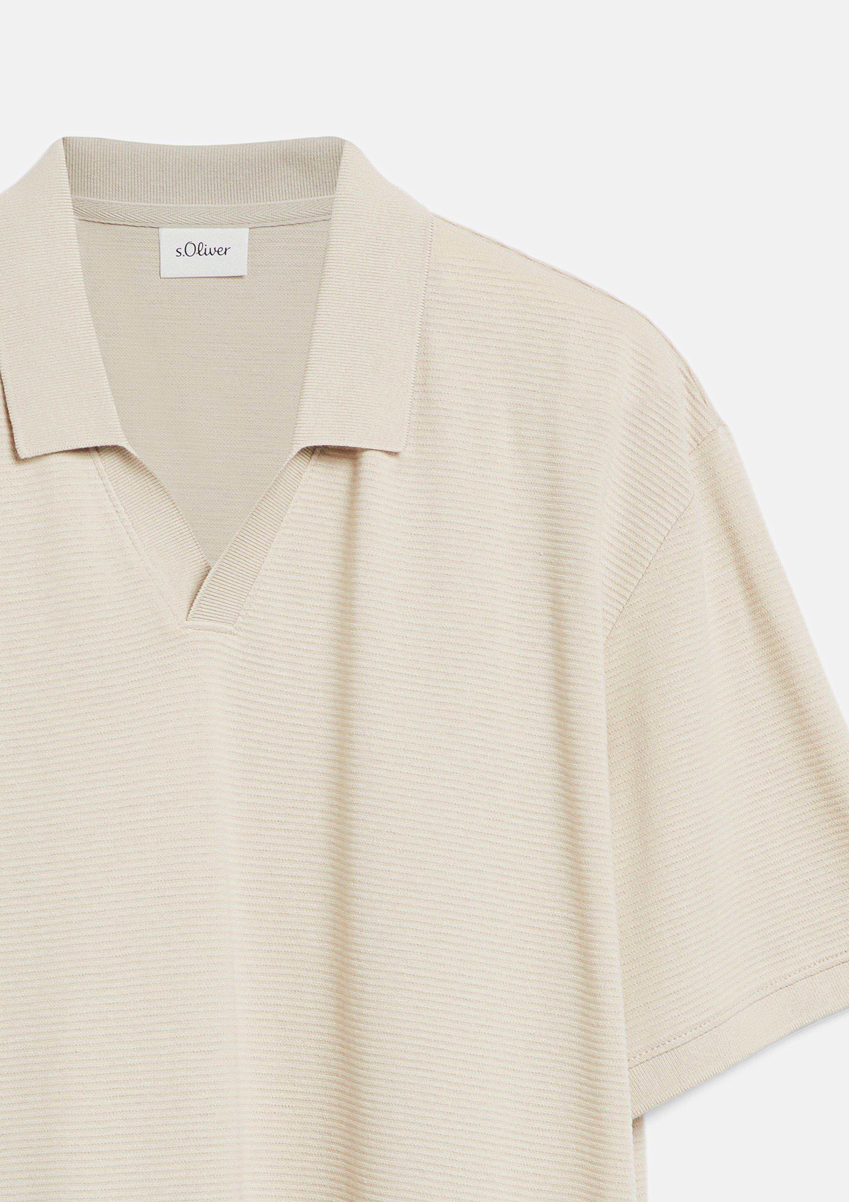 Mężczyźni Koszulka polo w kolorze beżowy od s.Oliver Men Big Sizes