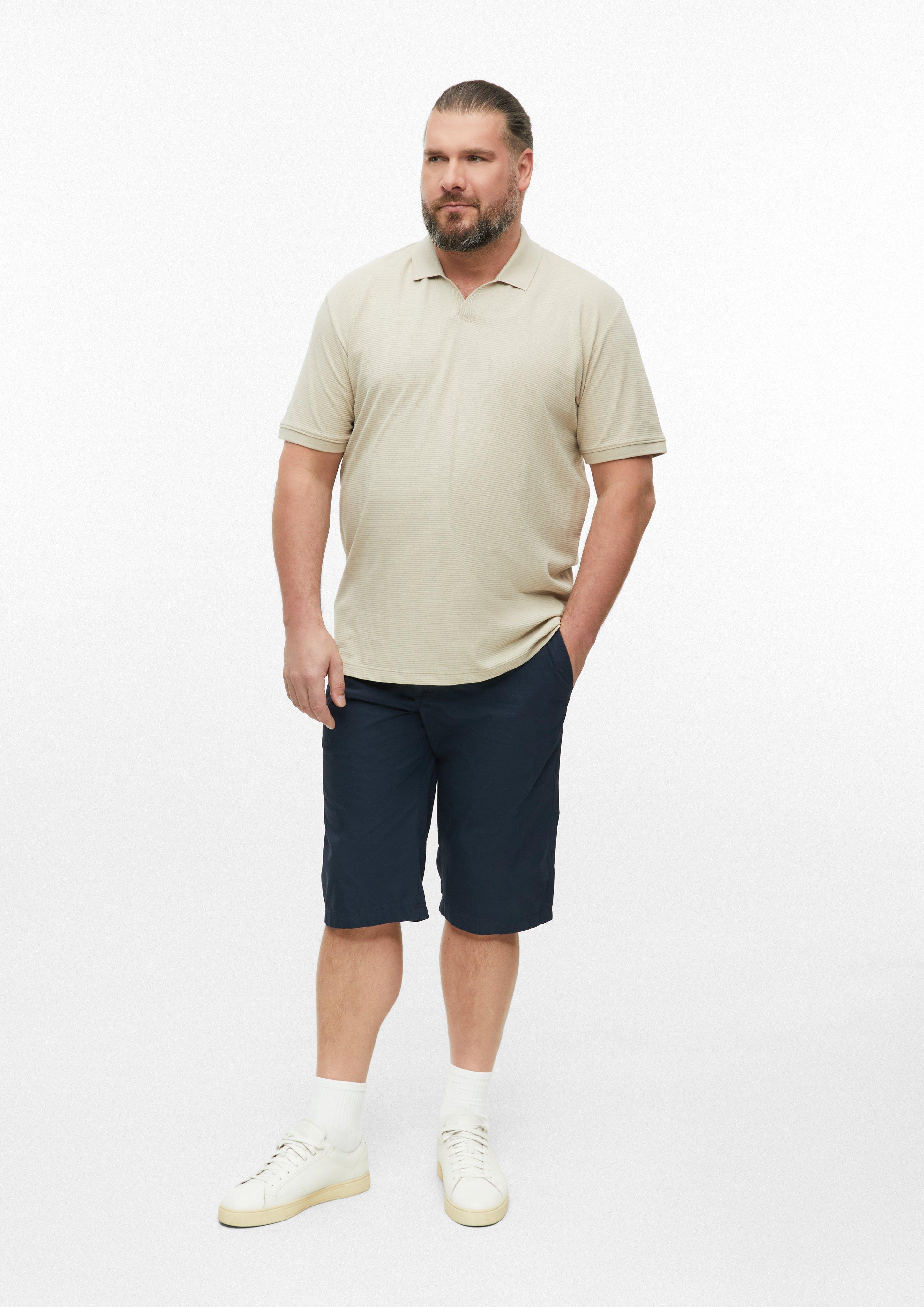 Men Polo Shirt in beige by s.Oliver Men Big Sizes