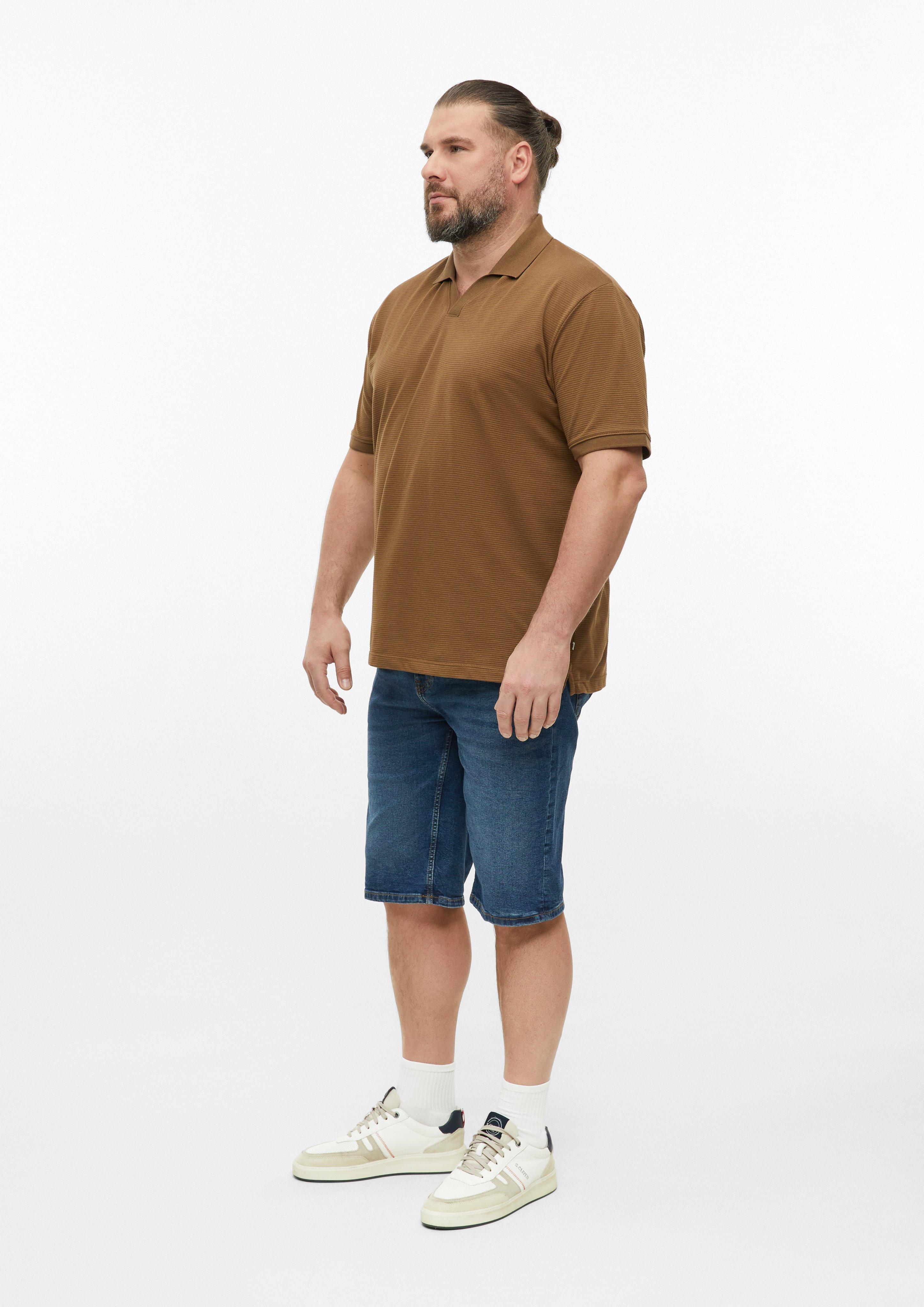 Herren Polo-Shirt in braun von s.Oliver Men Big Sizes