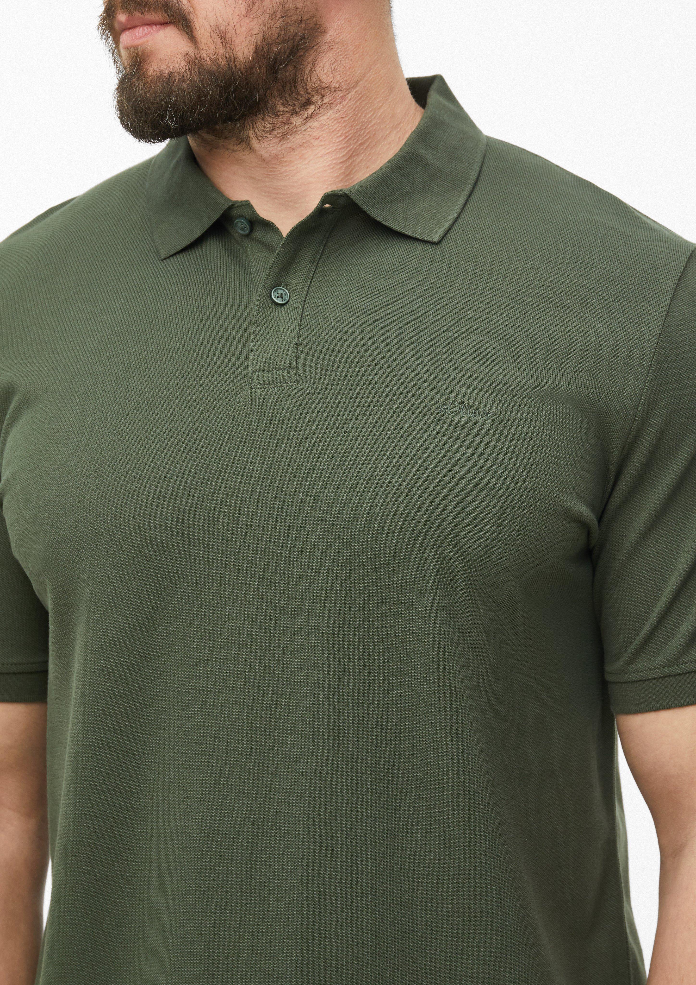 Hommes Polo en olive de s.Oliver Men Tall Sizes