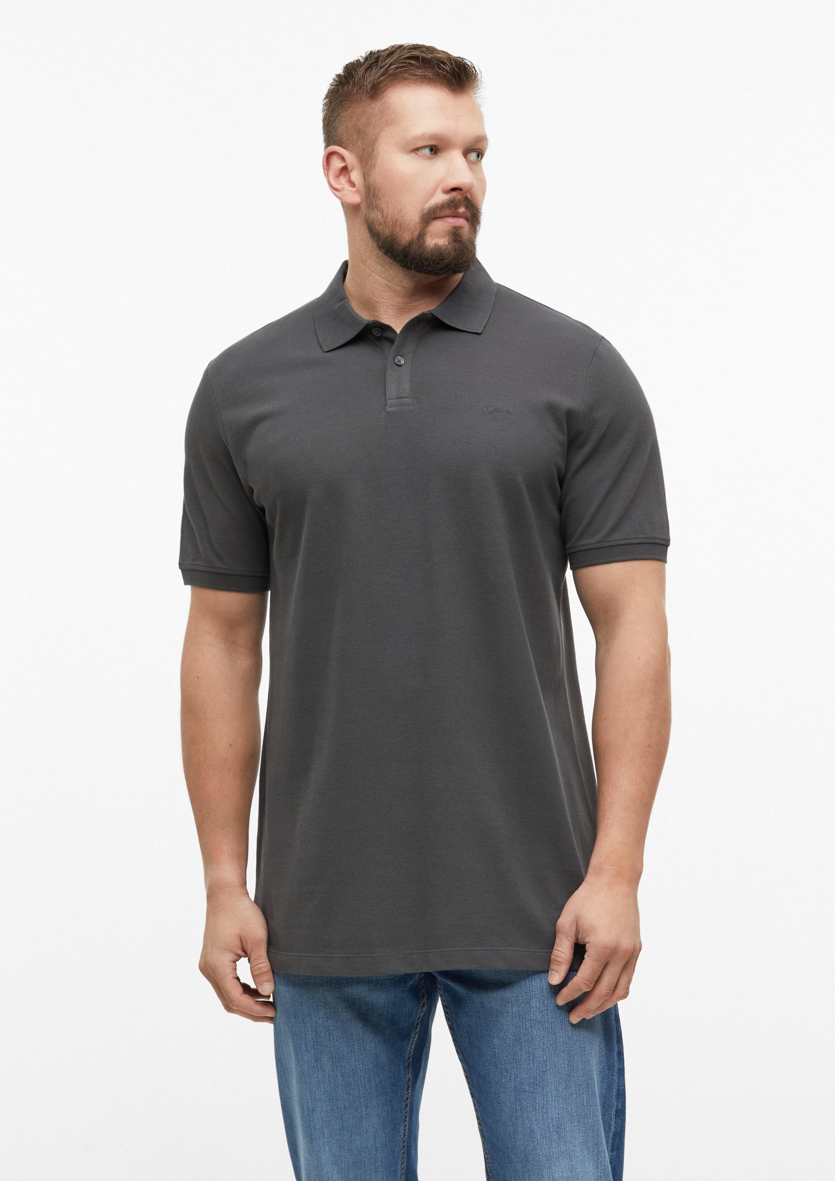 Panove Bavlněné polo tričko piqué v barvě  od s.Oliver Men Tall Sizes