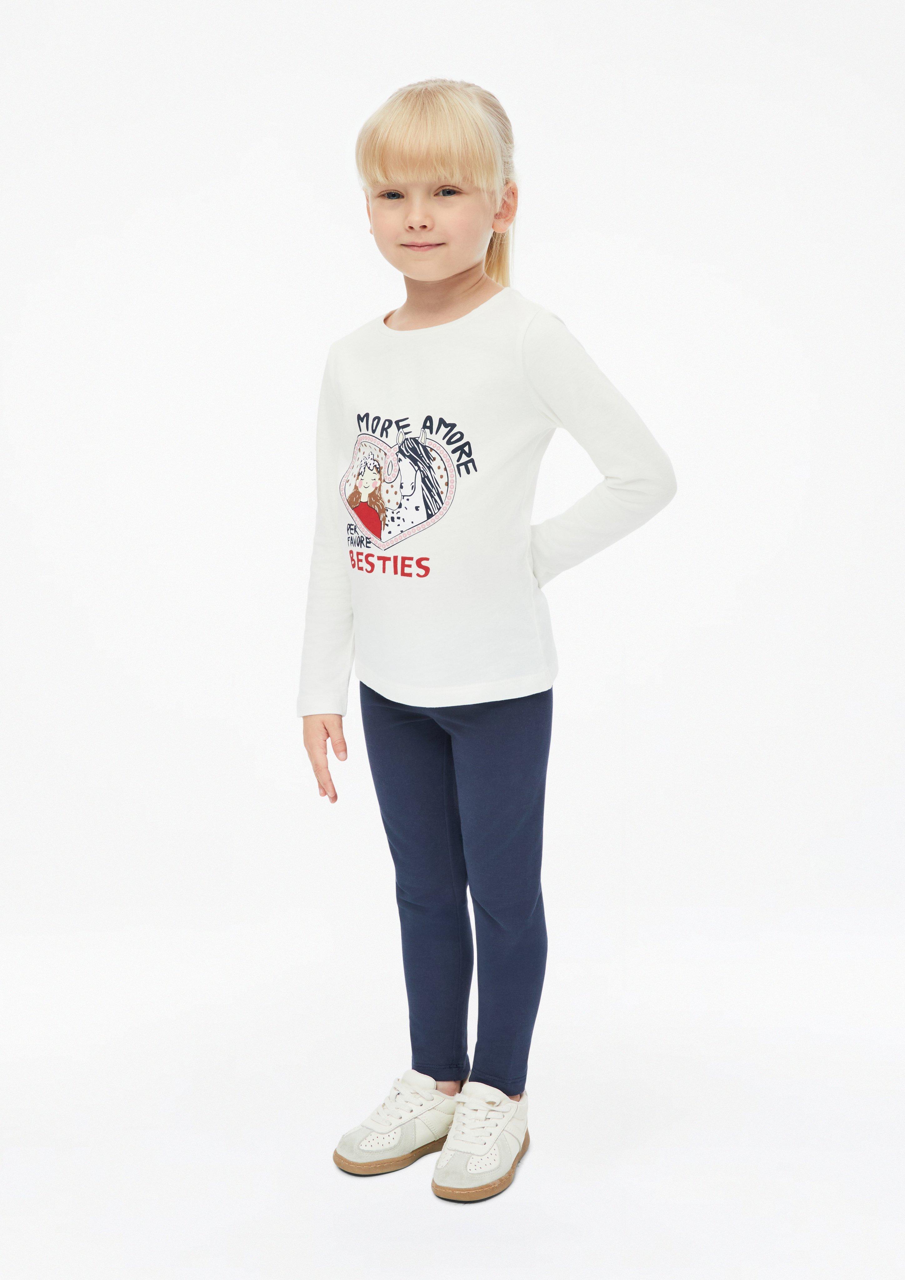 Kinder Sweat-Leggings mit Glitzerbund in  von s.Oliver