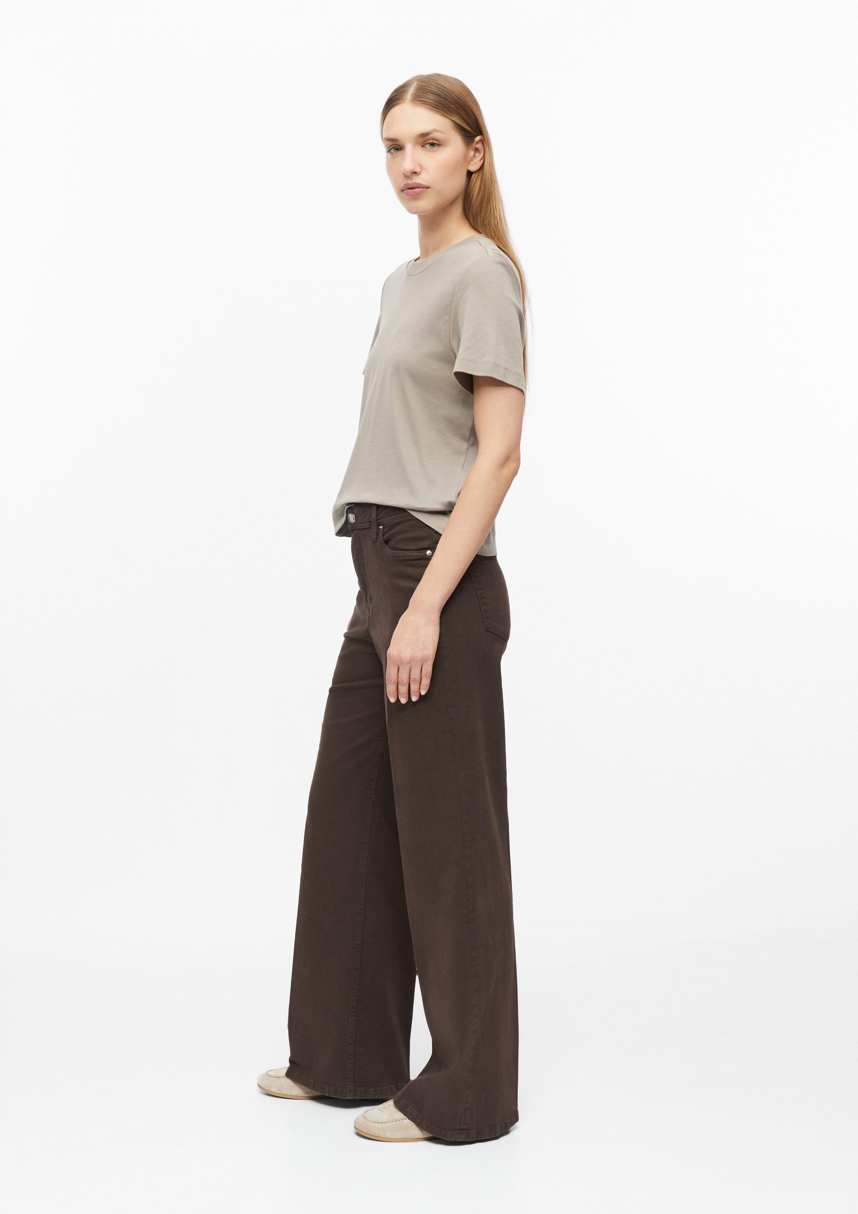 Damen Jeans Suri / High Rise / Wide Fit in braun von s.Oliver