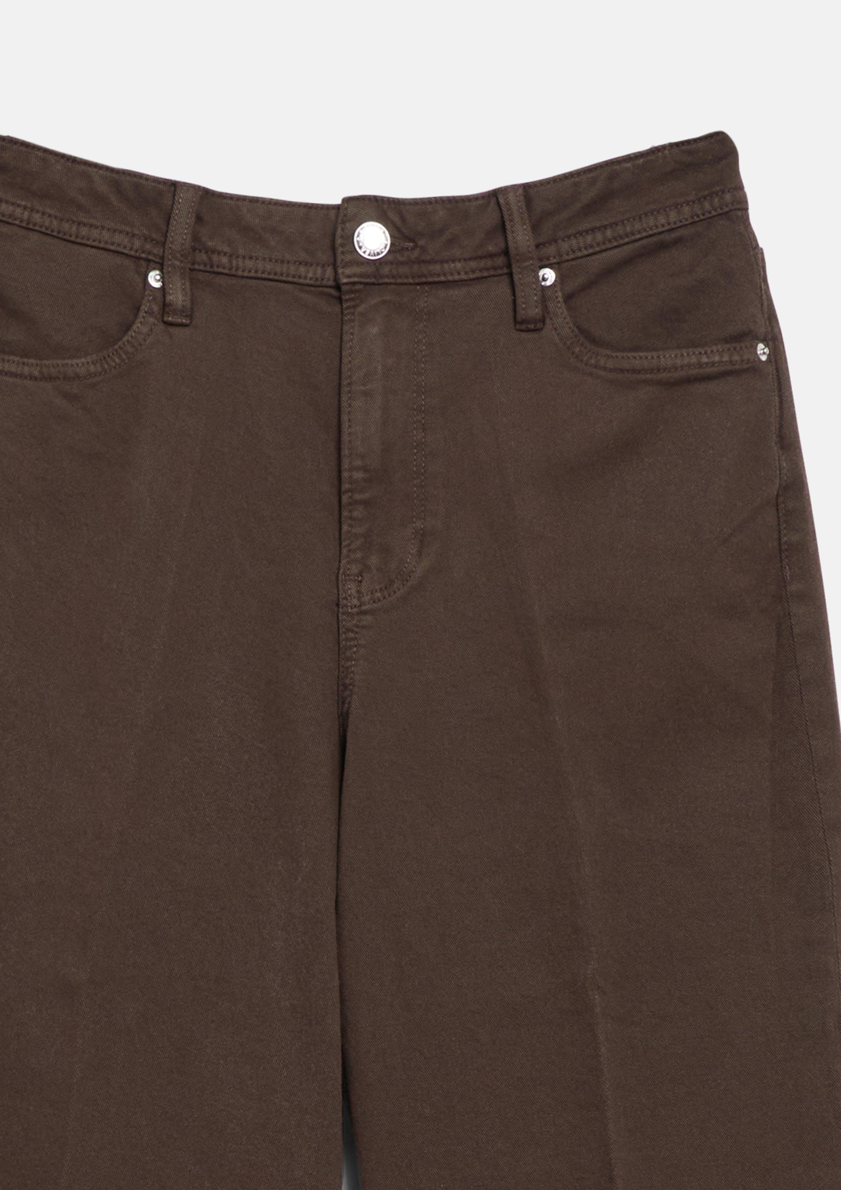 Women Suri Jeans / High Rise / Wide Fit in brown by s.Oliver