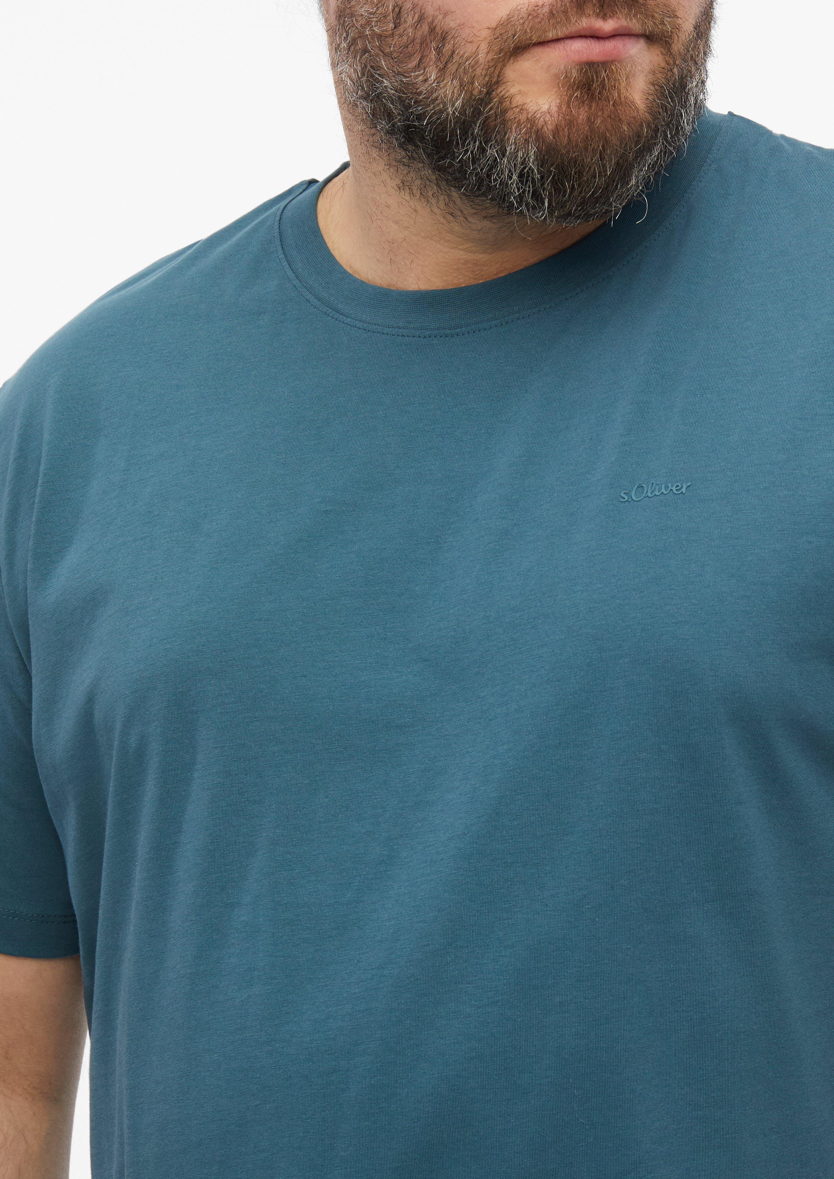 Herren T-Shirt in blau von s.Oliver Men Big Sizes
