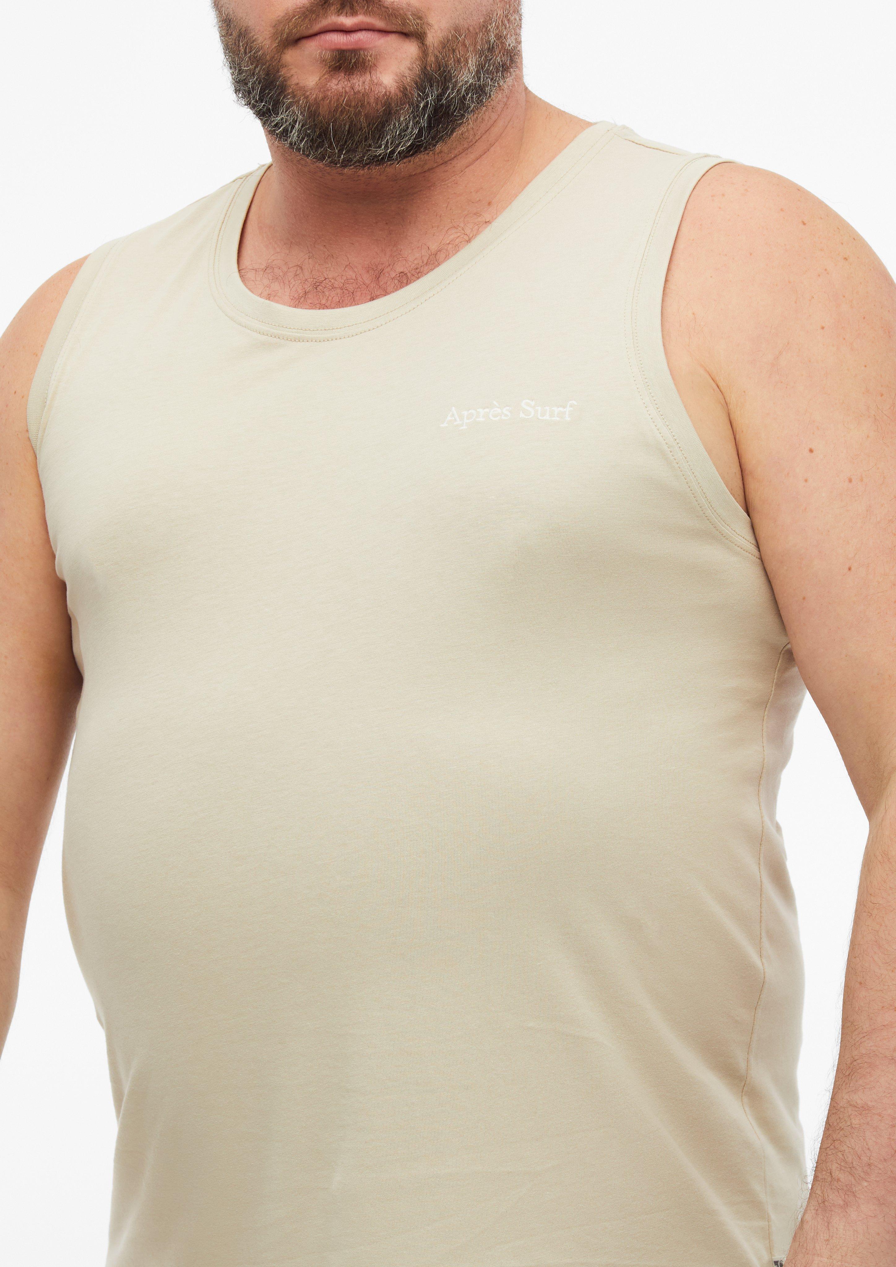 Heren T-Shirt in beige van s.Oliver Men Big Sizes