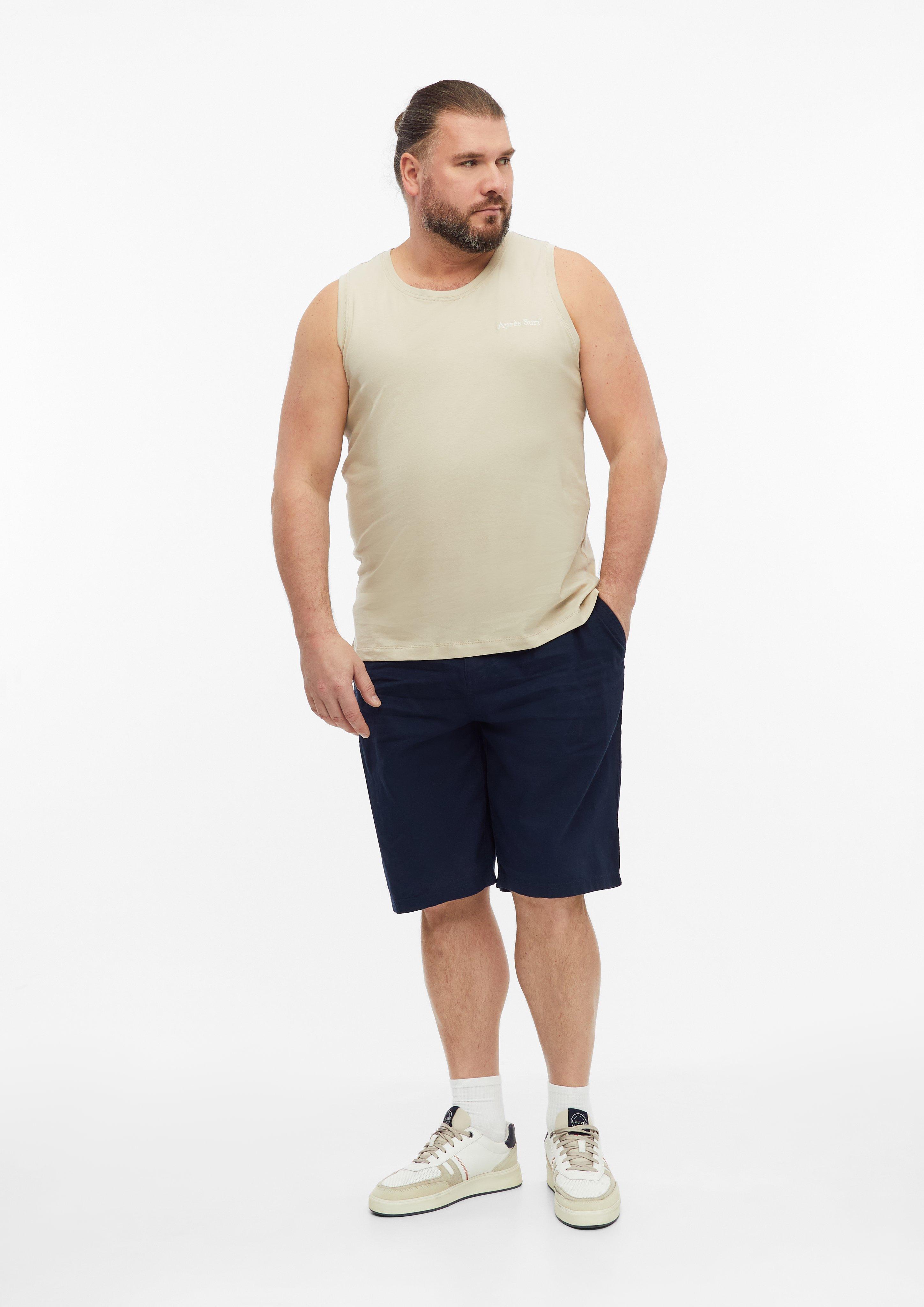 Heren T-Shirt in beige van s.Oliver Men Big Sizes