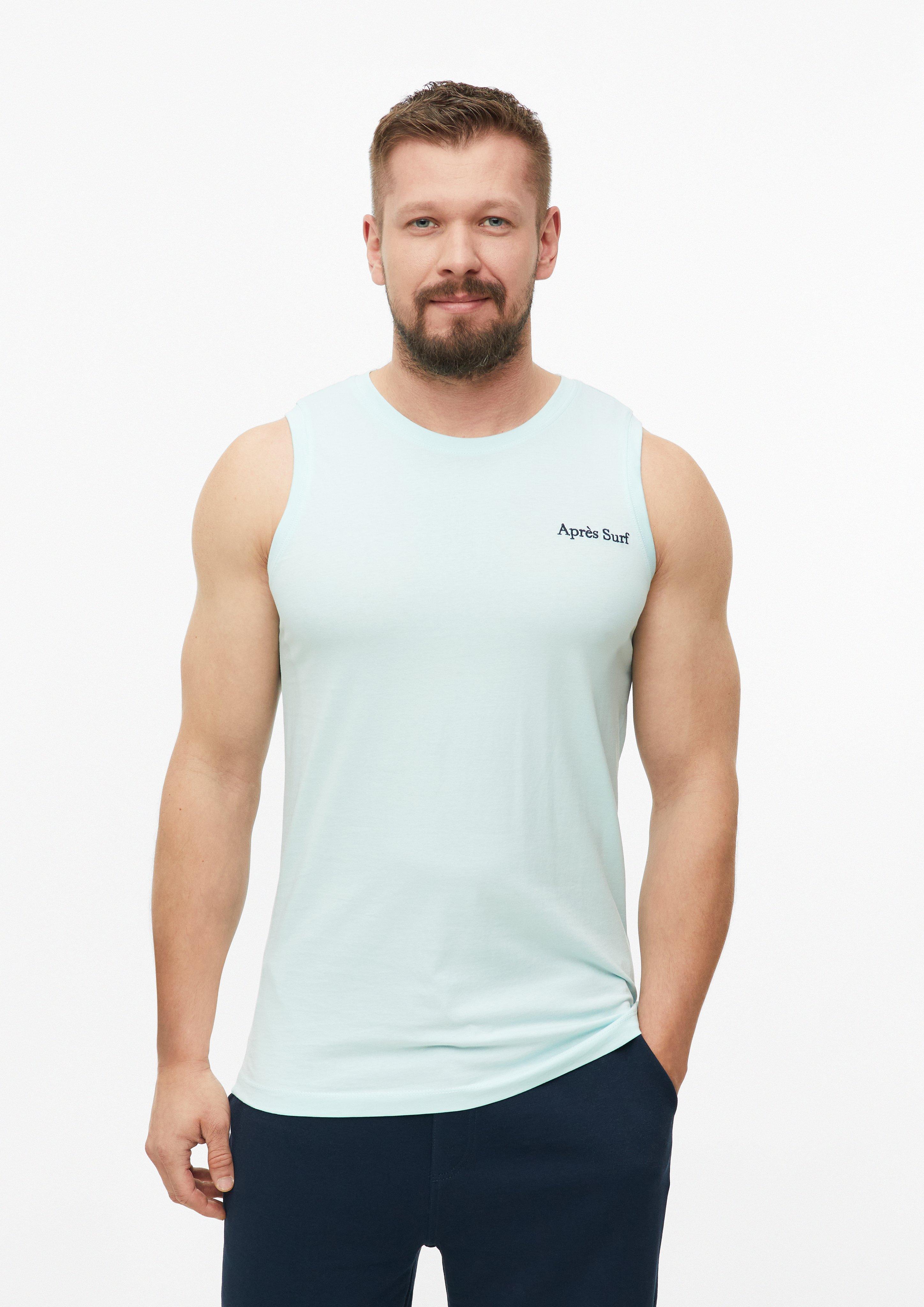 Pánové Tričko v barvě tyrkysová od s.Oliver Men Tall Sizes