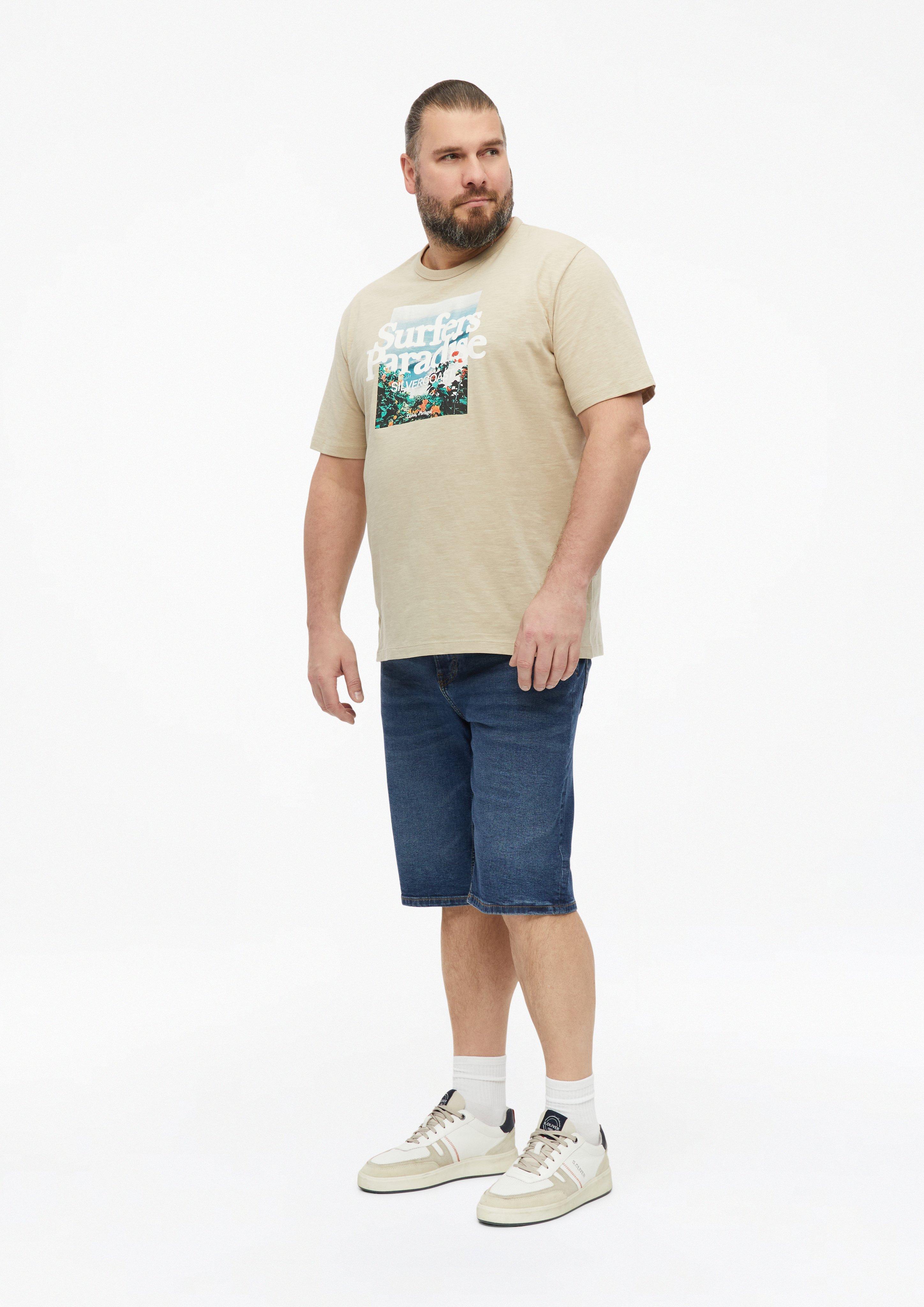 Moški Majica v barvi bež od s.Oliver Men Big Sizes