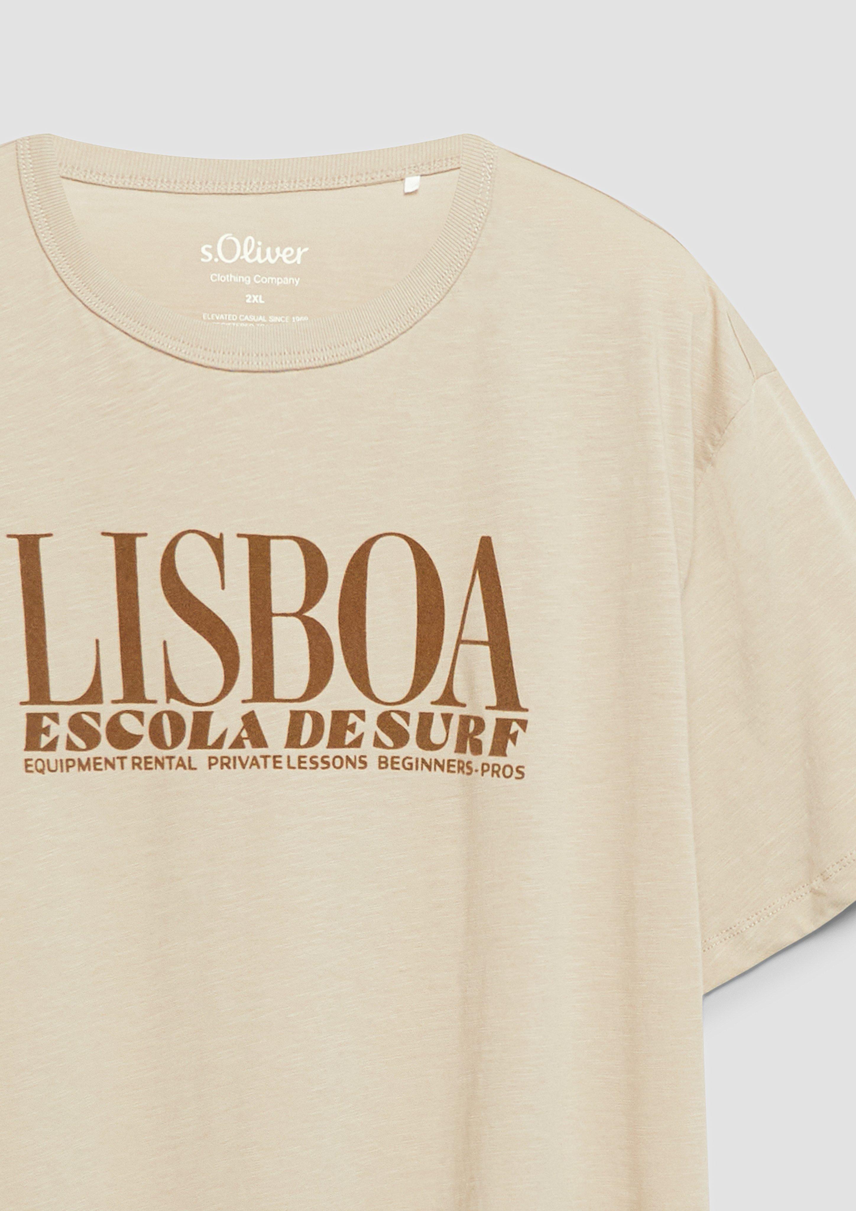 Moški Majica v barvi bež od s.Oliver Men Big Sizes