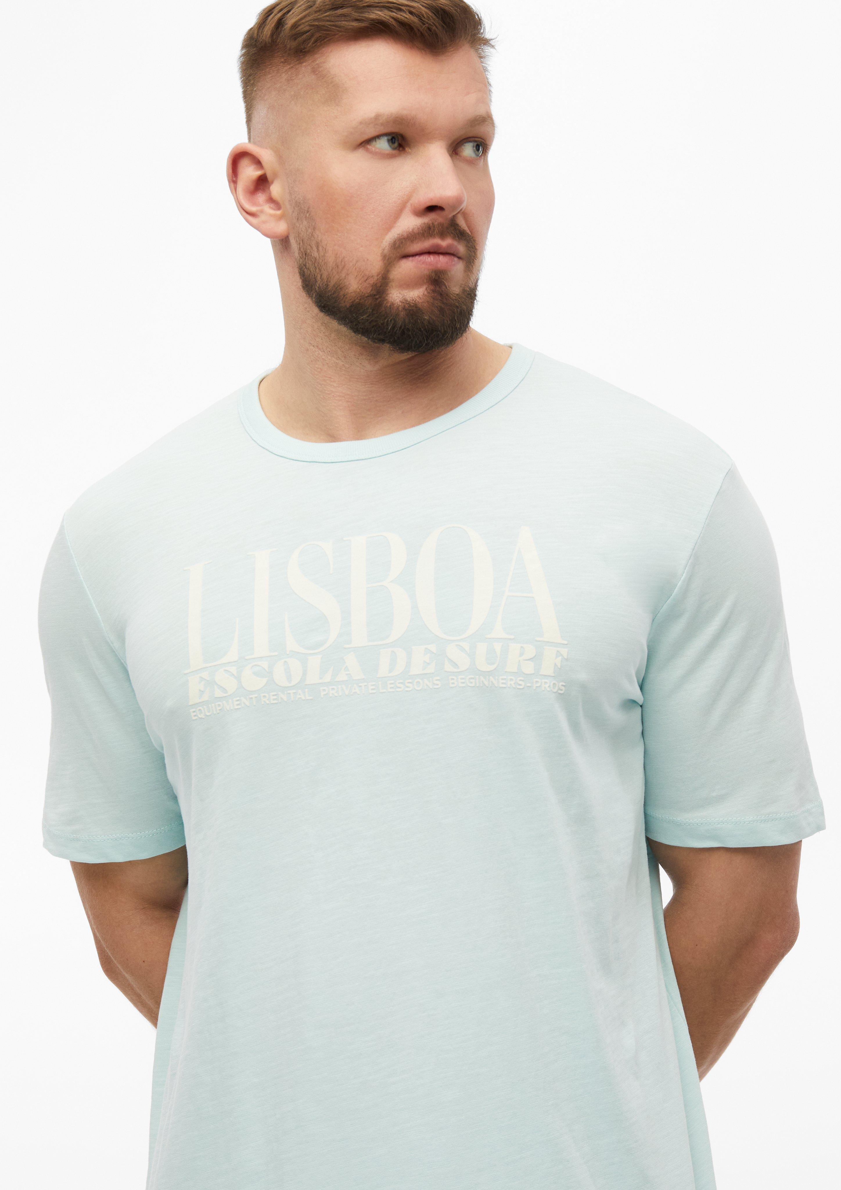 Herren T-Shirt in türkis von s.Oliver Men Tall Sizes