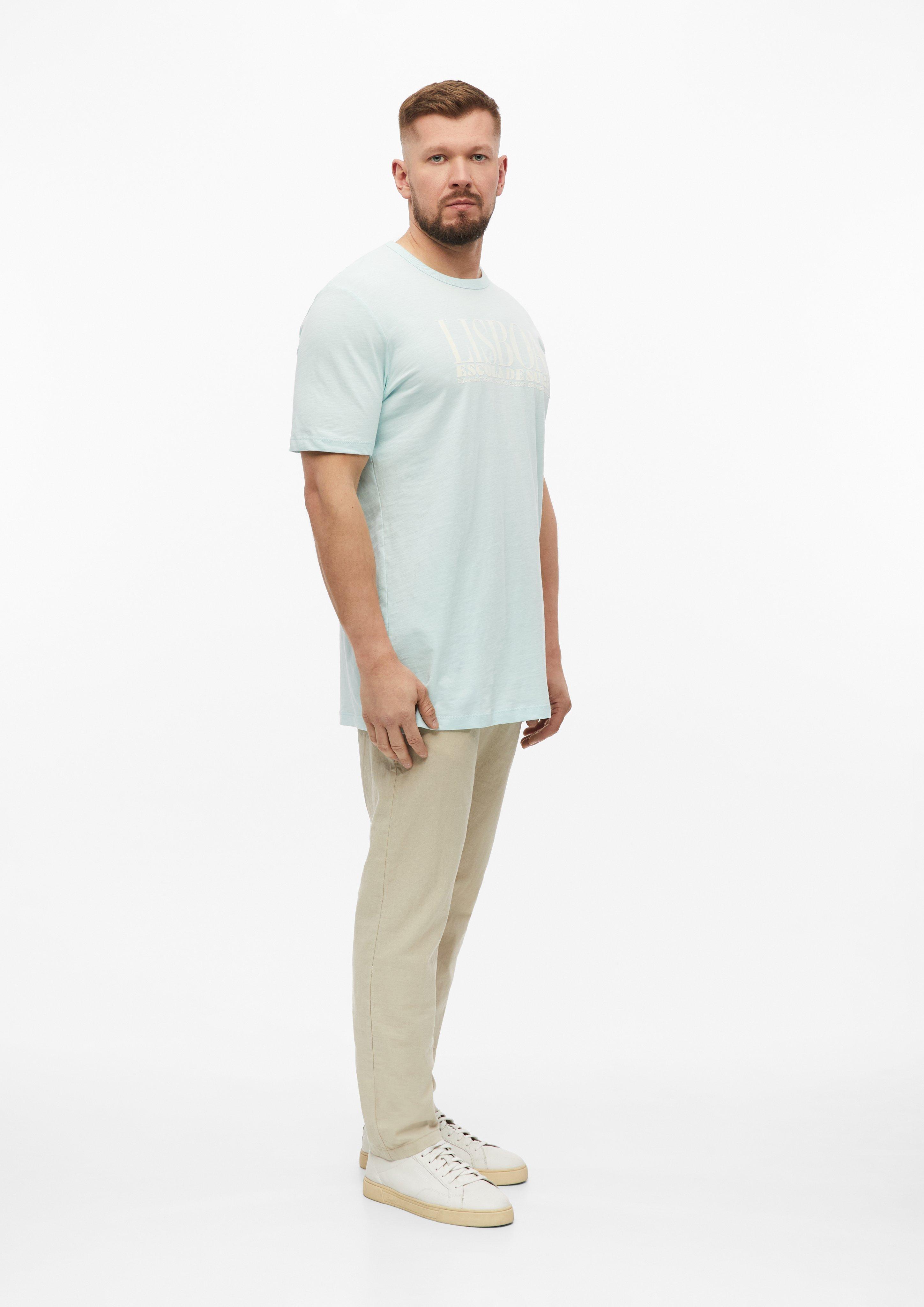 Herren T-Shirt in türkis von s.Oliver Men Tall Sizes
