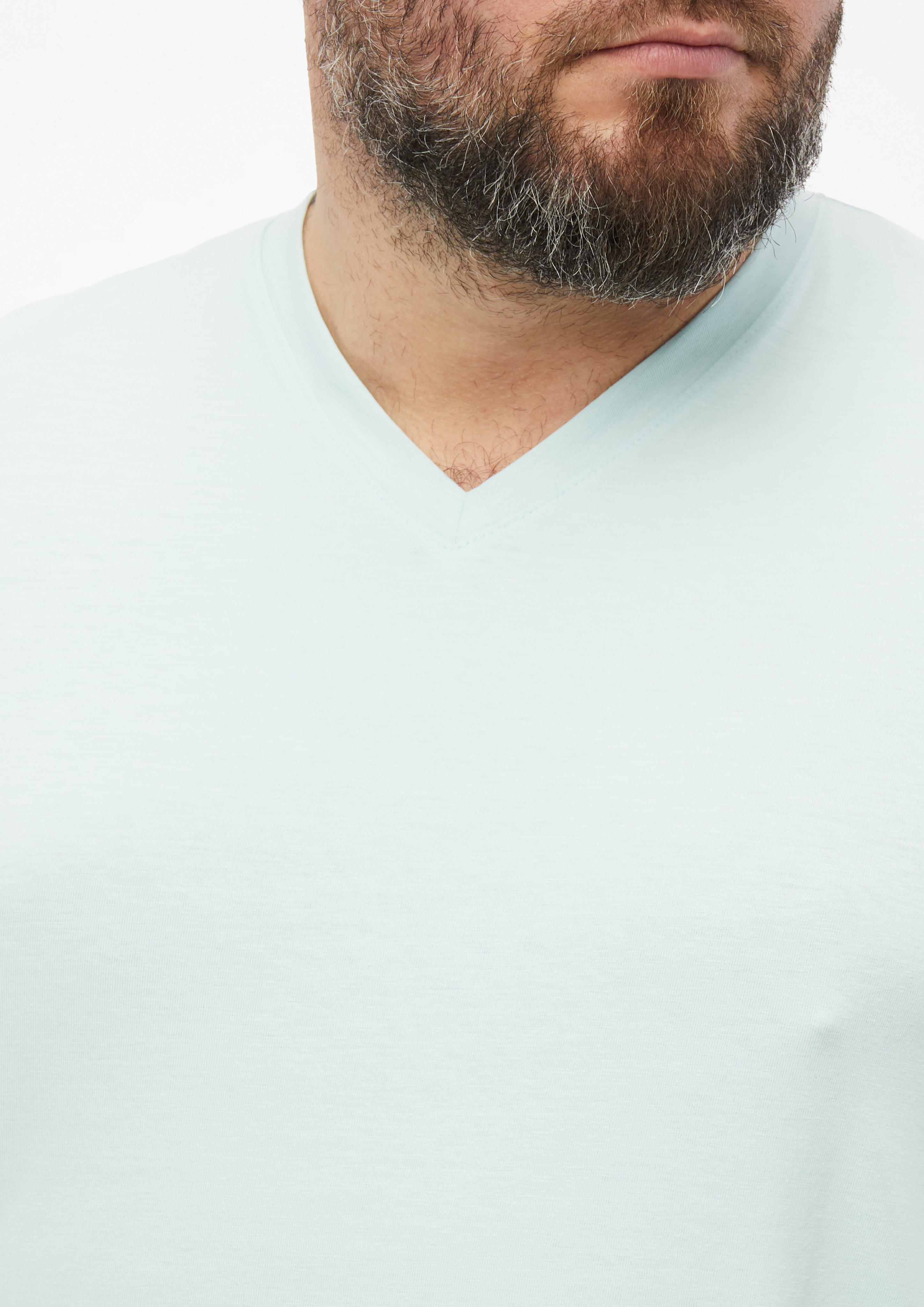 Hommes T-shirt en turquoise de s.Oliver Men Big Sizes
