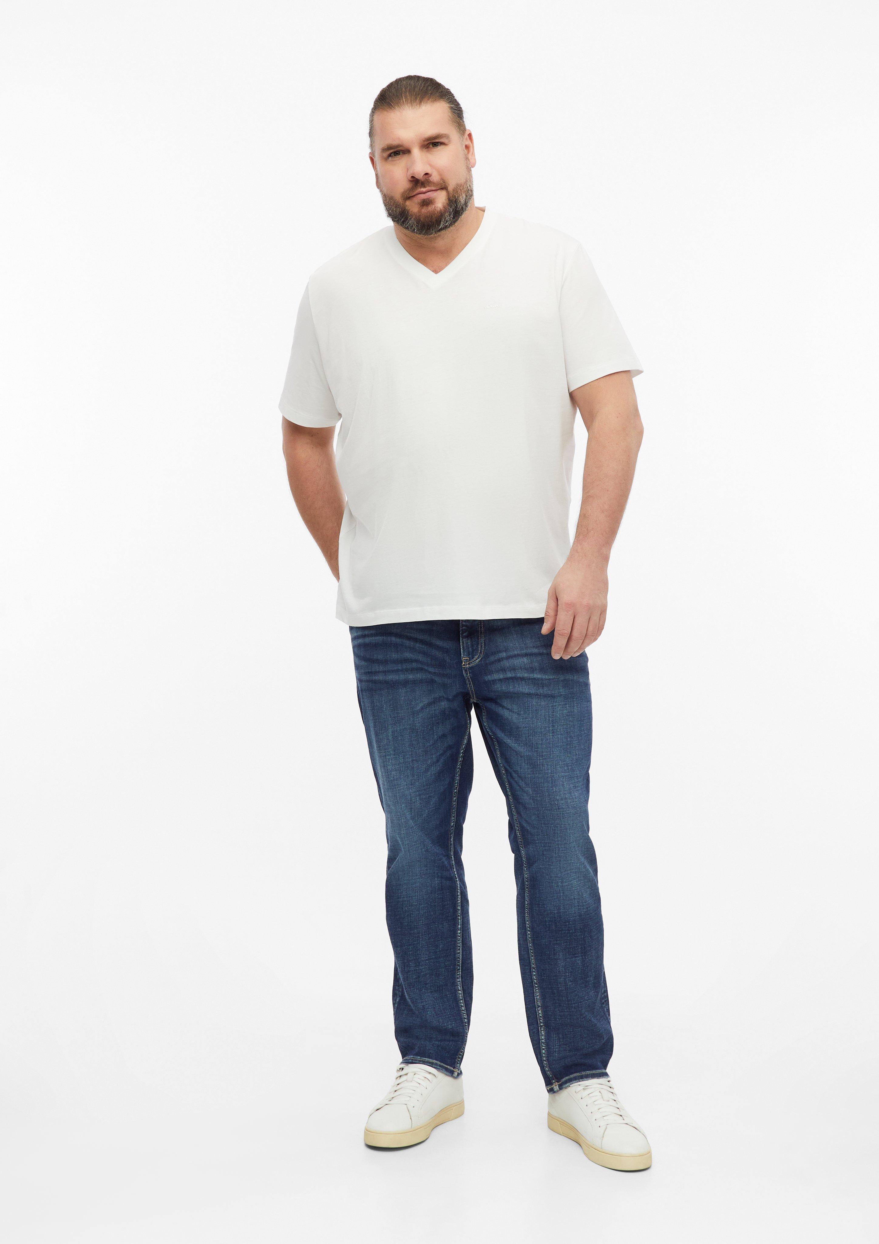 Hommes T-shirt en blanc de s.Oliver Men Big Sizes