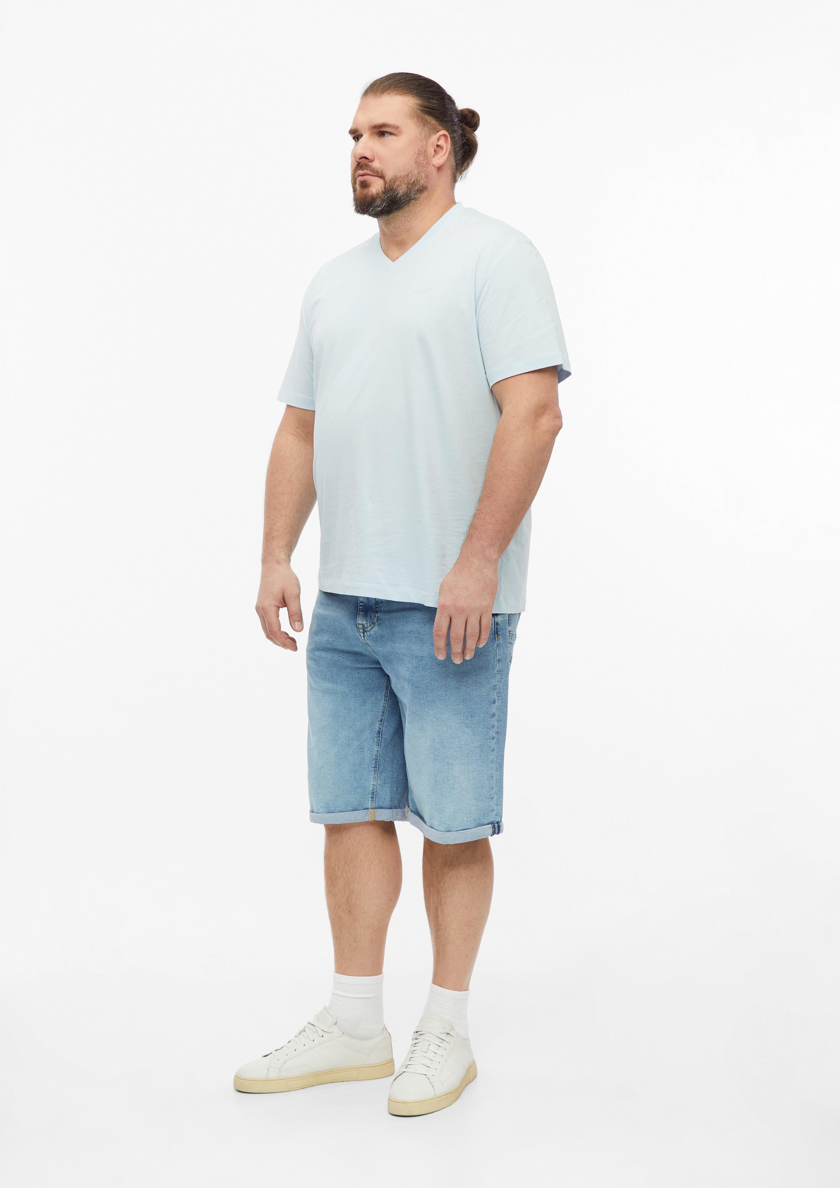 Heren T-shirt in blauw van s.Oliver Men Big Sizes