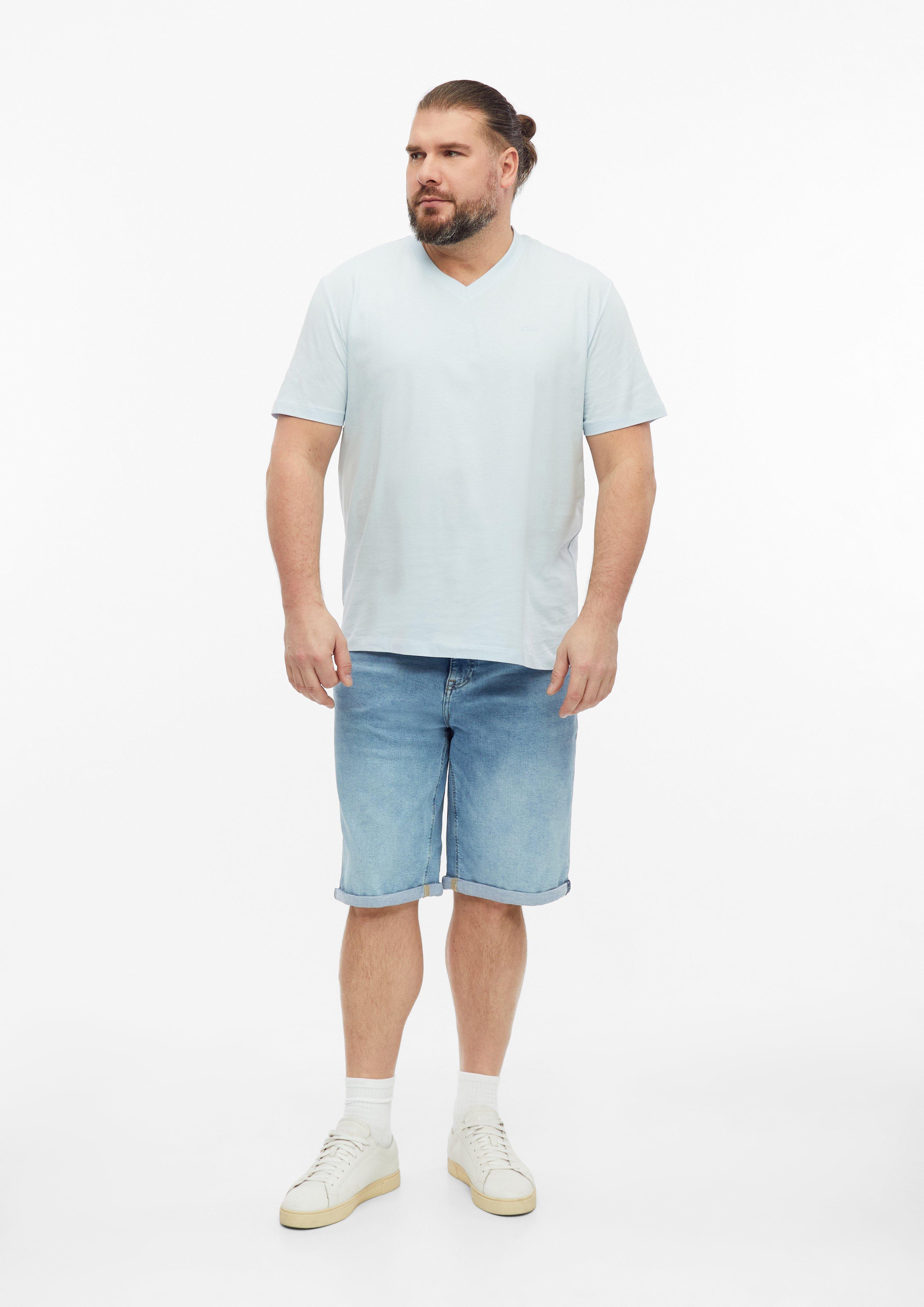 Heren T-shirt in blauw van s.Oliver Men Big Sizes