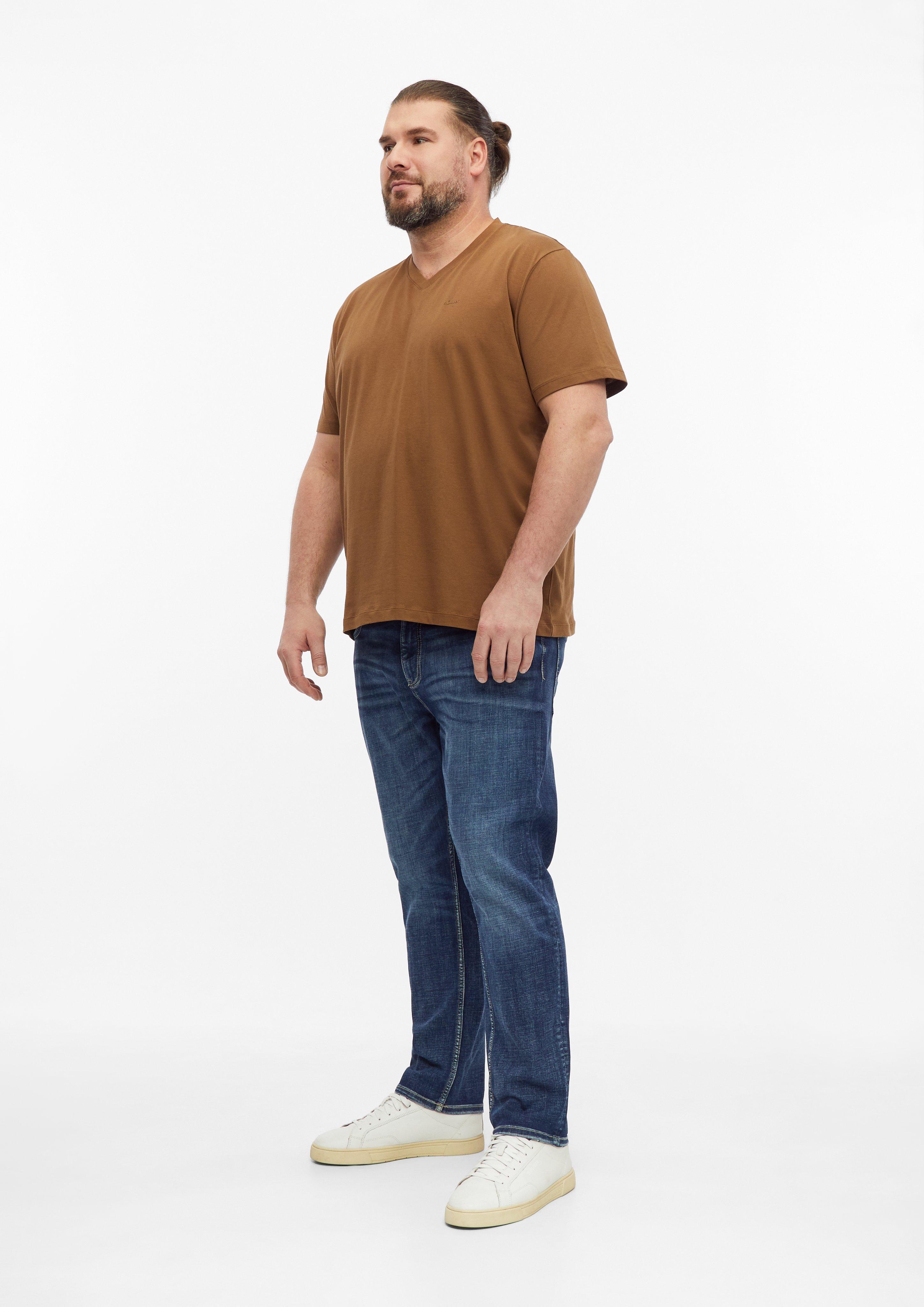 Hommes T-shirt en brun de s.Oliver Men Big Sizes
