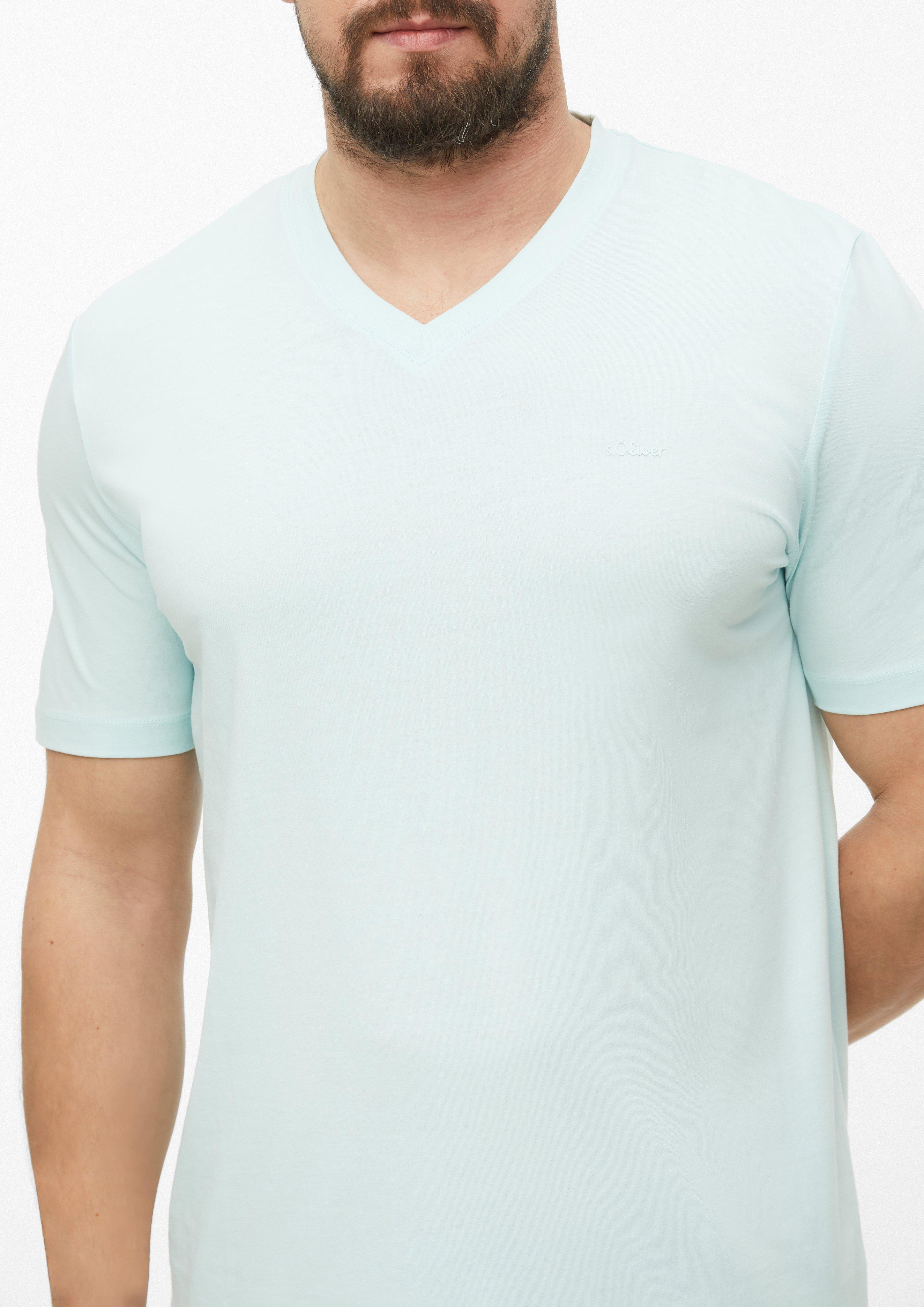 Muškarci majica u boji tirkizna od s.Oliver Men Tall Sizes
