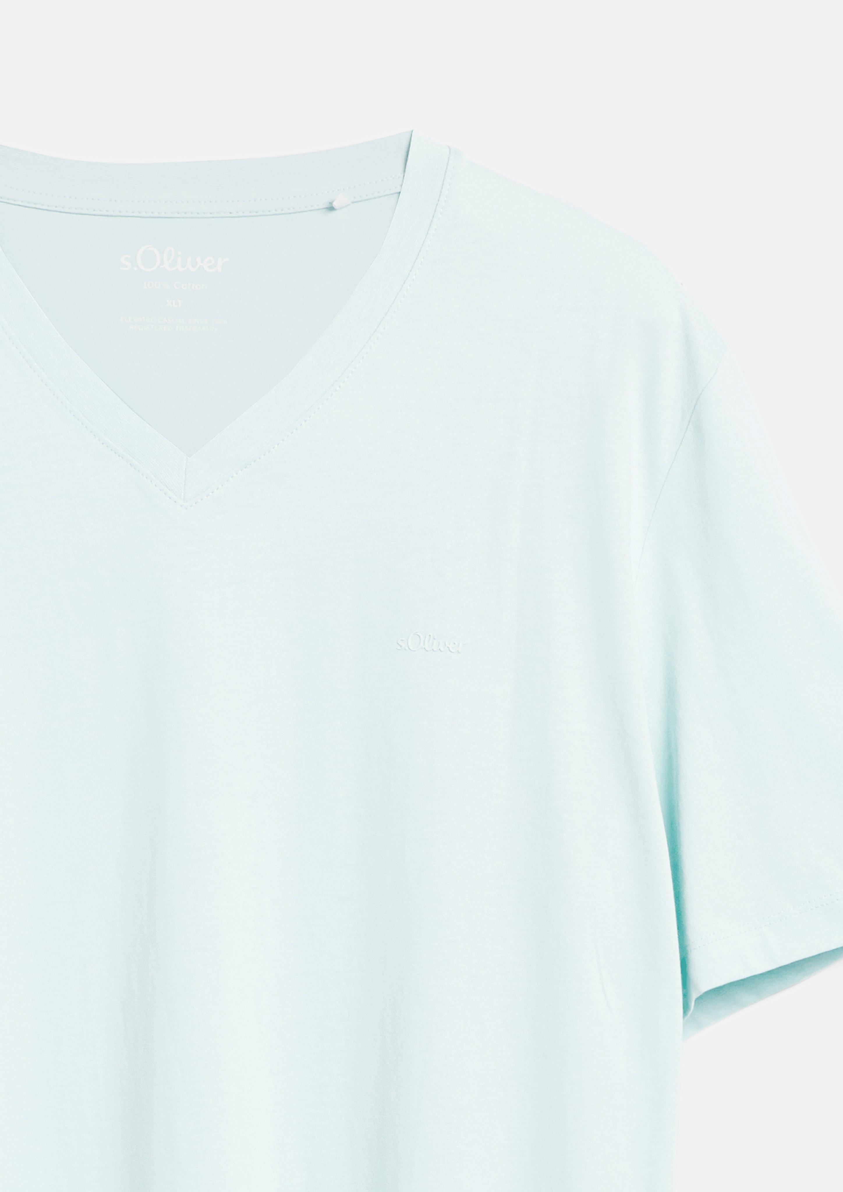 Muškarci majica u boji tirkizna od s.Oliver Men Tall Sizes