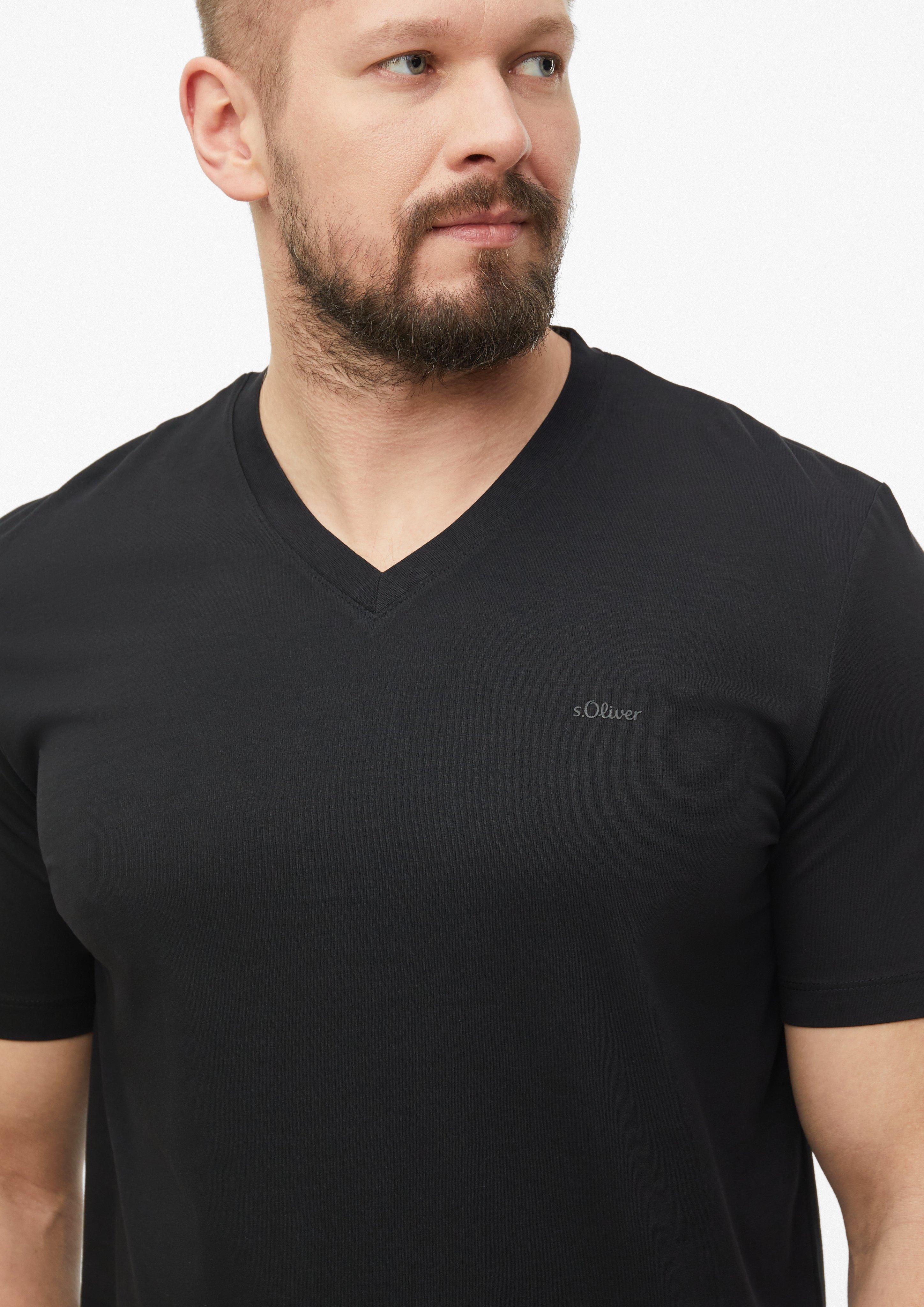 Muškarci majica u boji crna od s.Oliver Men Tall Sizes