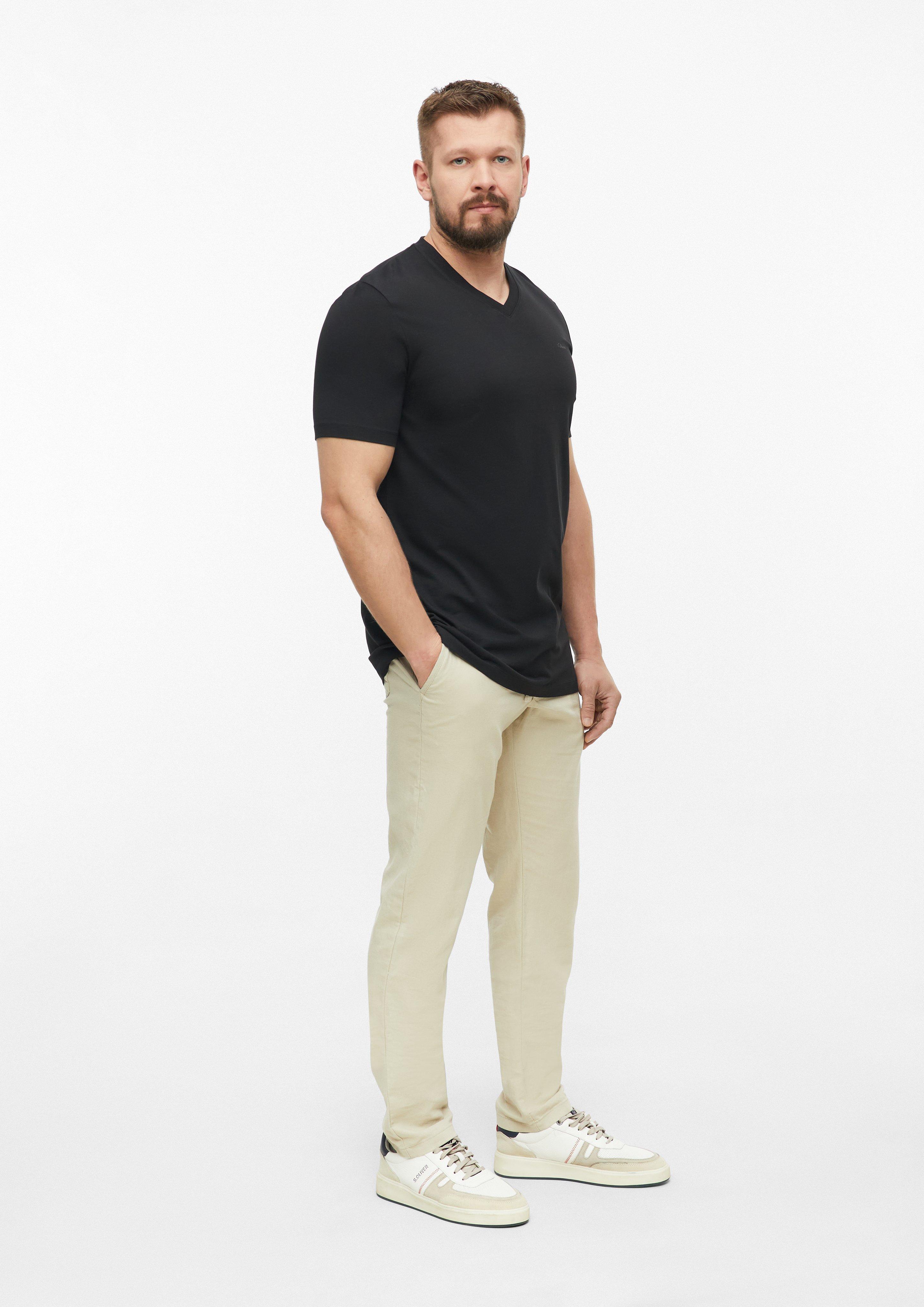 Muškarci majica u boji crna od s.Oliver Men Tall Sizes