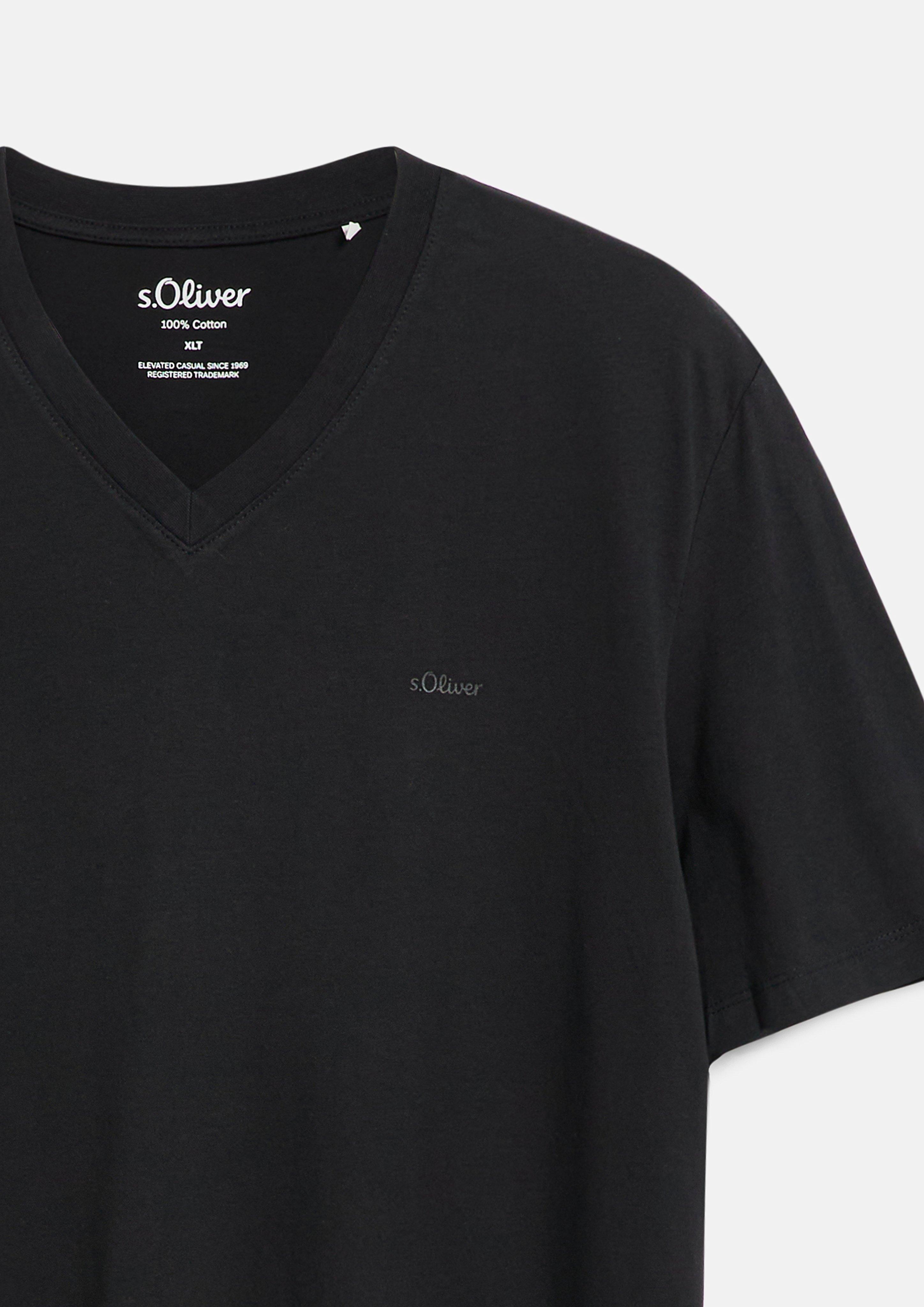 Muškarci majica u boji crna od s.Oliver Men Tall Sizes