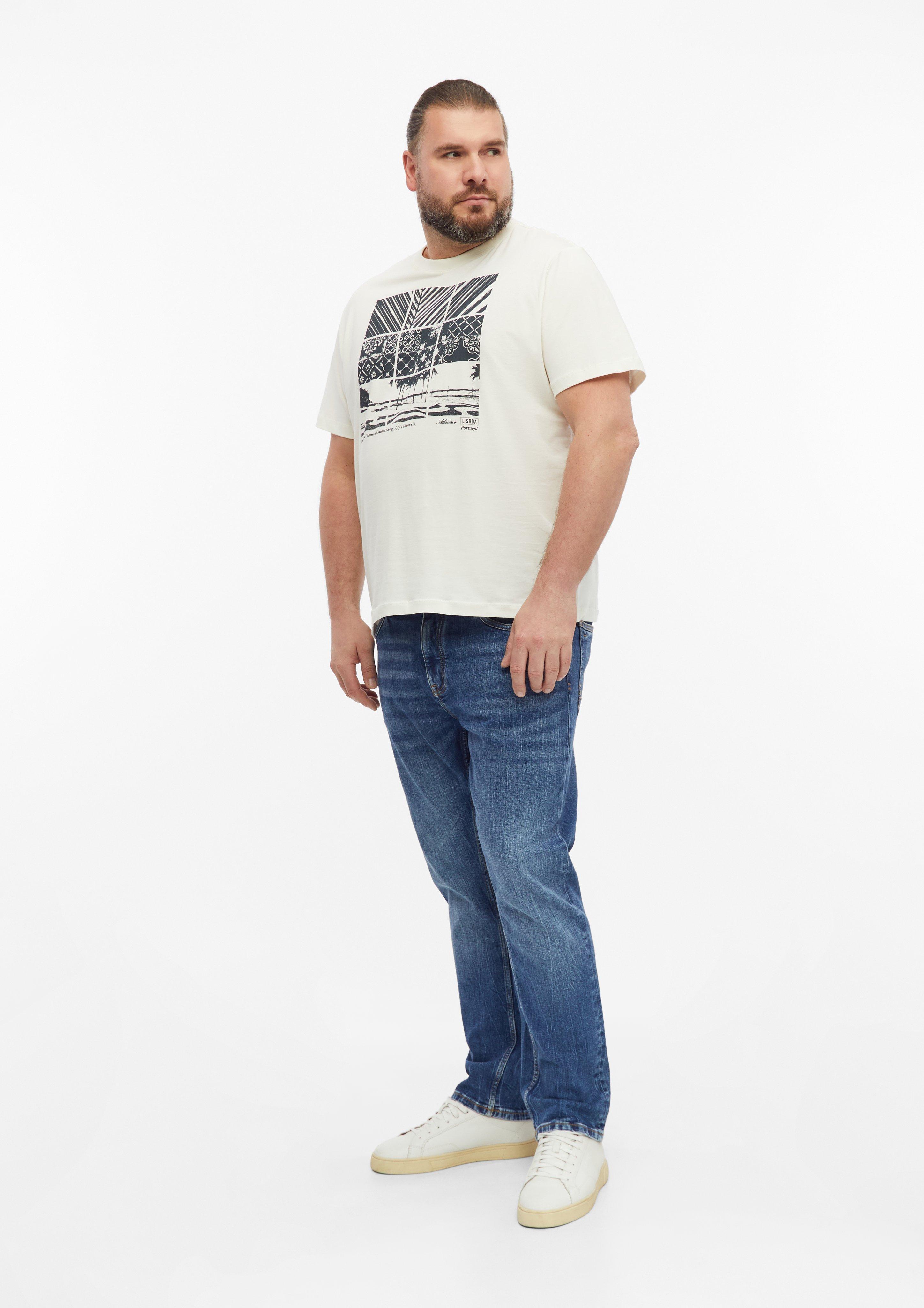 Pánové Tričko v barvě krémová od s.Oliver Men Big Sizes