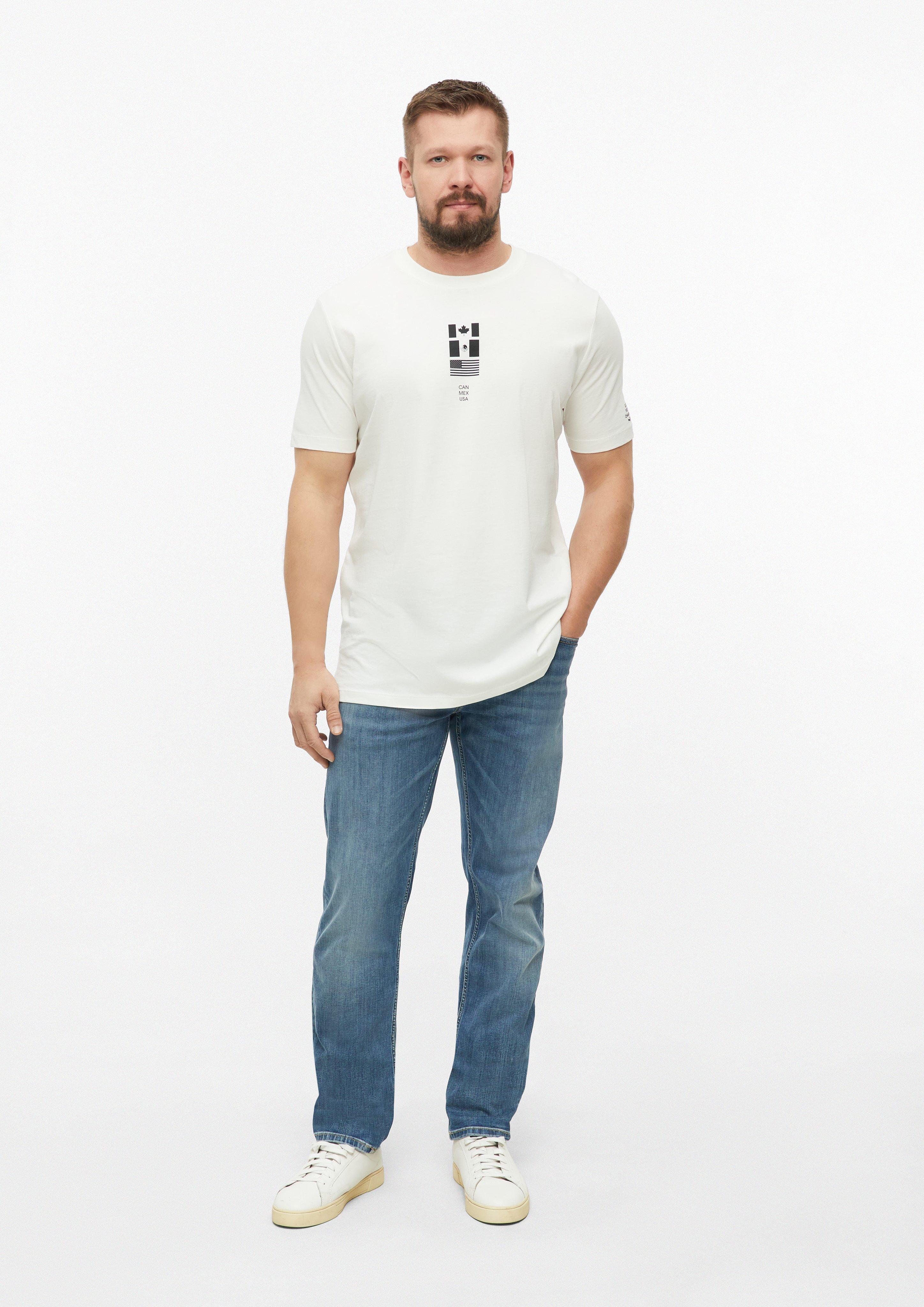 Pánové Tričko v barvě krémová od s.Oliver Men Tall Sizes