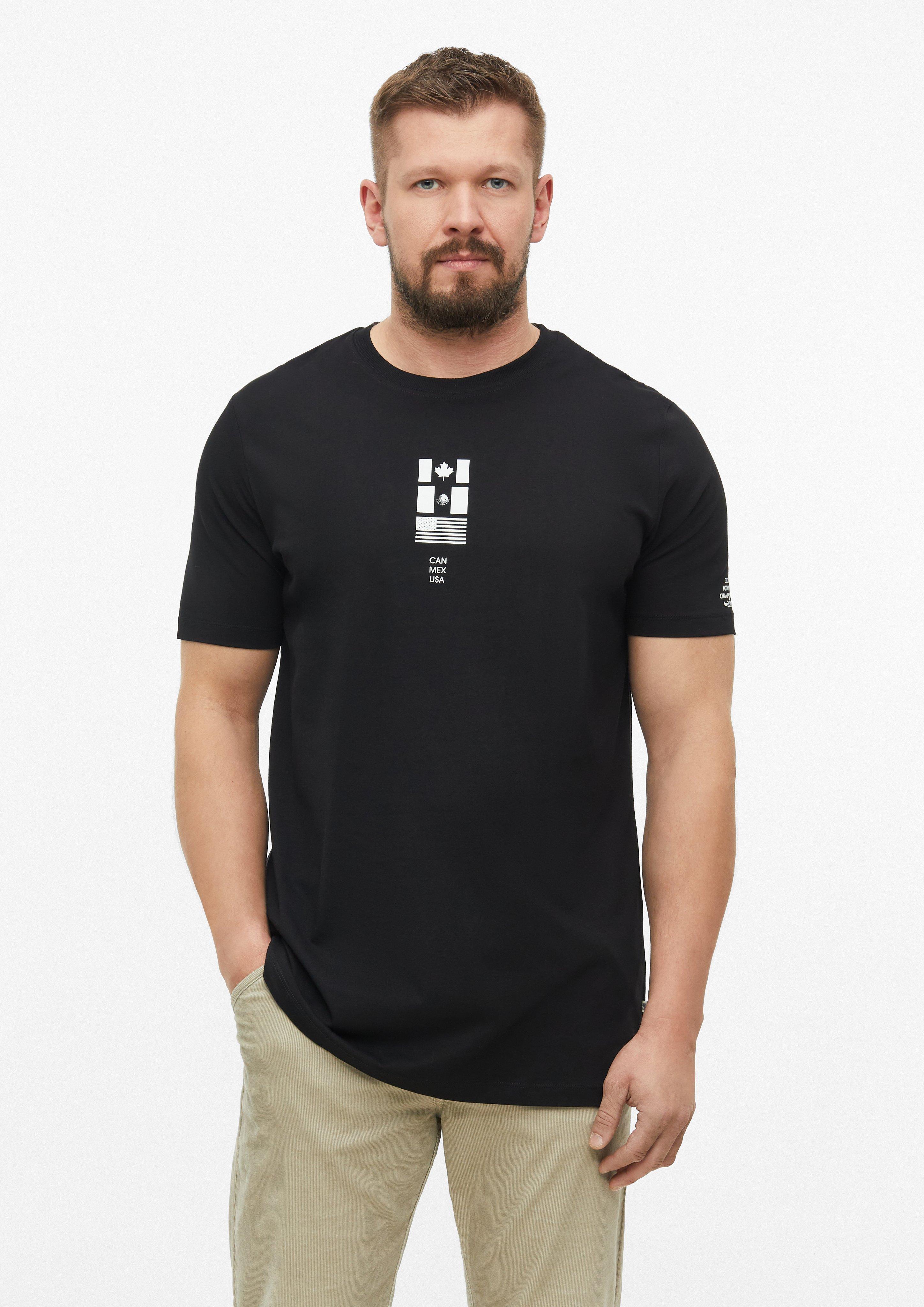 Herren T-Shirt mit Front- und Rückenprint in  von s.Oliver Men Tall Sizes