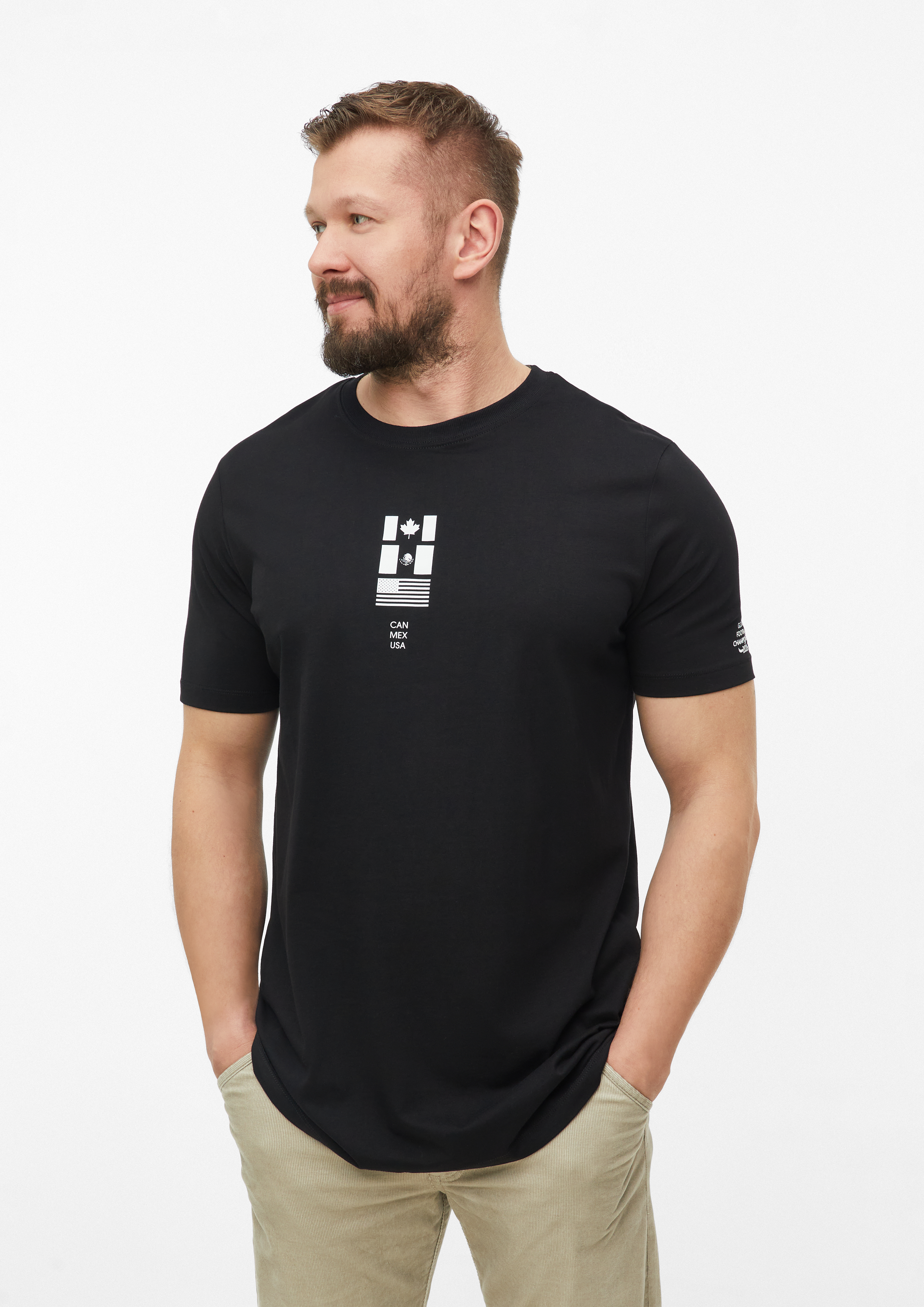 Pánové Tričko v barvě černá od s.Oliver Men Tall Sizes