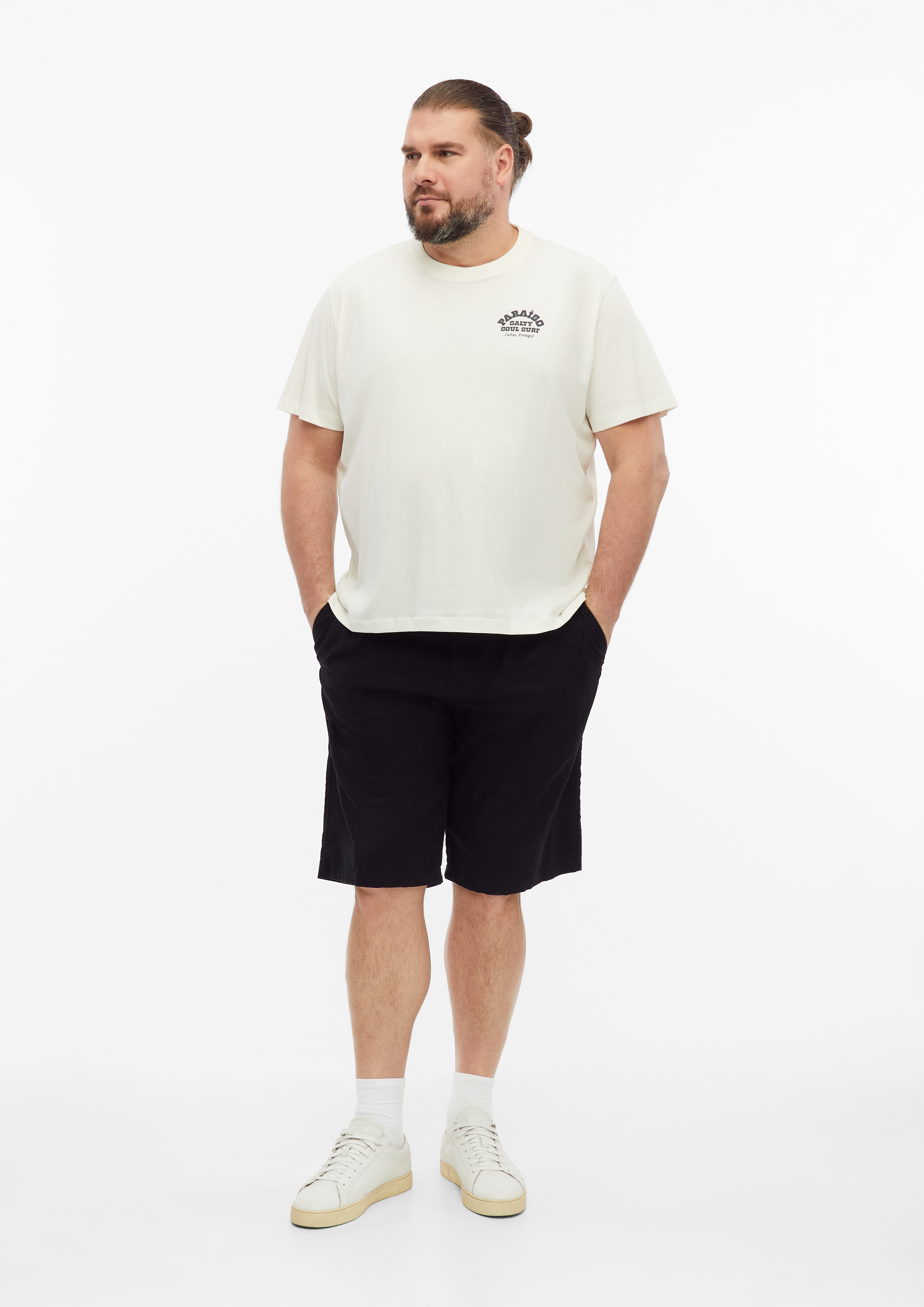 Páni Tričko vo farbe krémová od s.Oliver Men Big Sizes