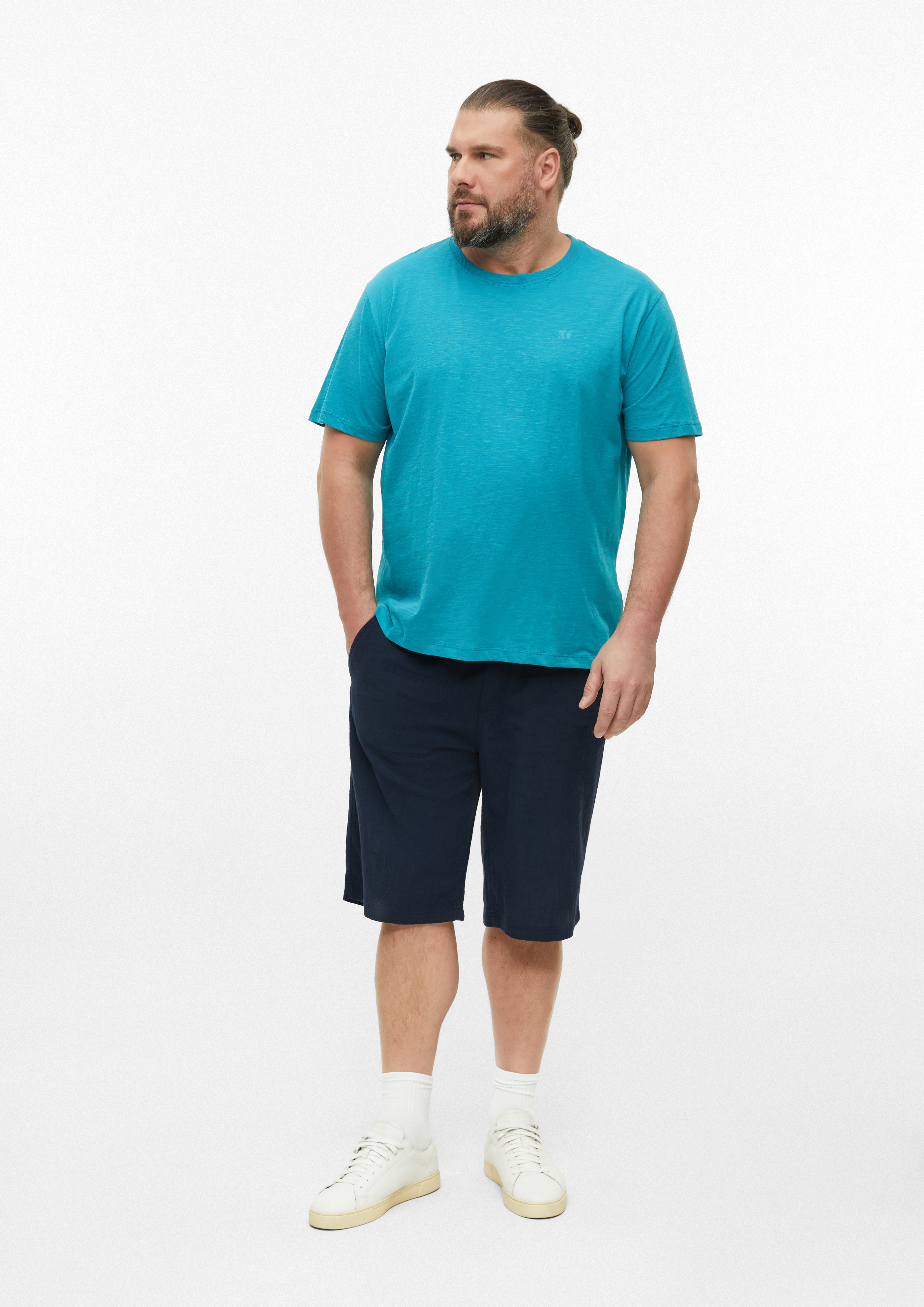 Hommes T-shirt en turquoise de s.Oliver Men Big Sizes