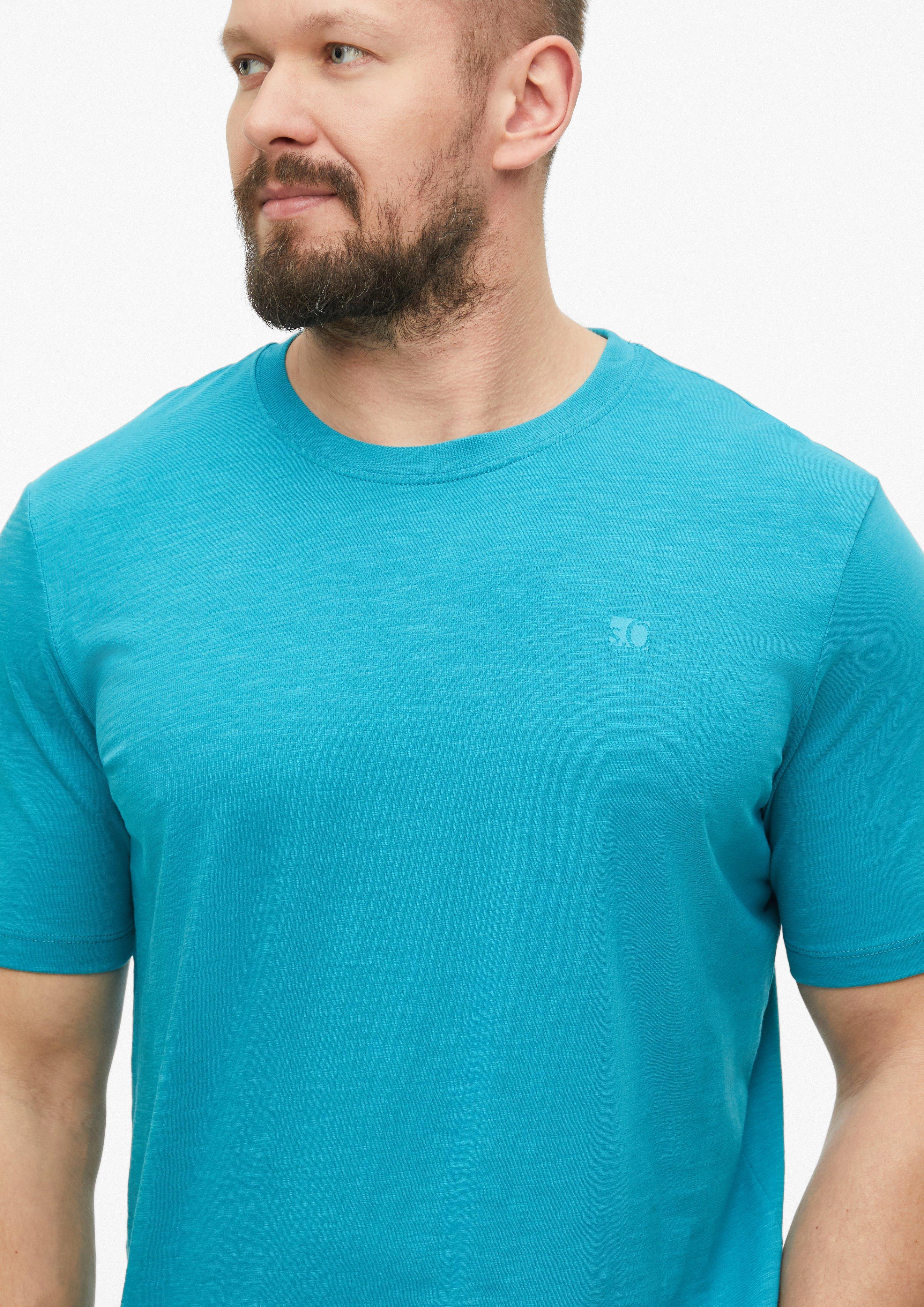 Herren T-Shirt in türkis von s.Oliver Men Tall Sizes
